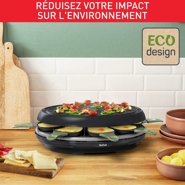 Eco Respect Appareil Raclette Raclette Fondue Tefal