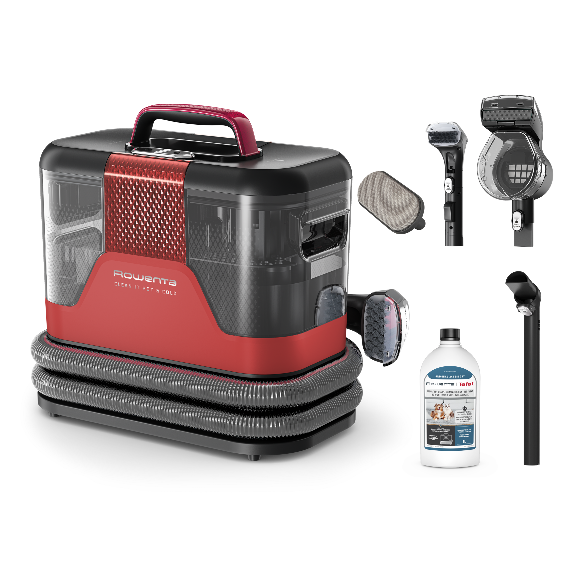 Clean It Hot & Cold, Smacchiatore, Pulitore per Tappeti, Due Modalit di Pulizia | Lavatappeti | Rowenta Clean It Hot & Cold, Smacchiatore, Pulitore per Tappeti, Due Modalit di Pulizia | Lavatappeti | Rowenta
