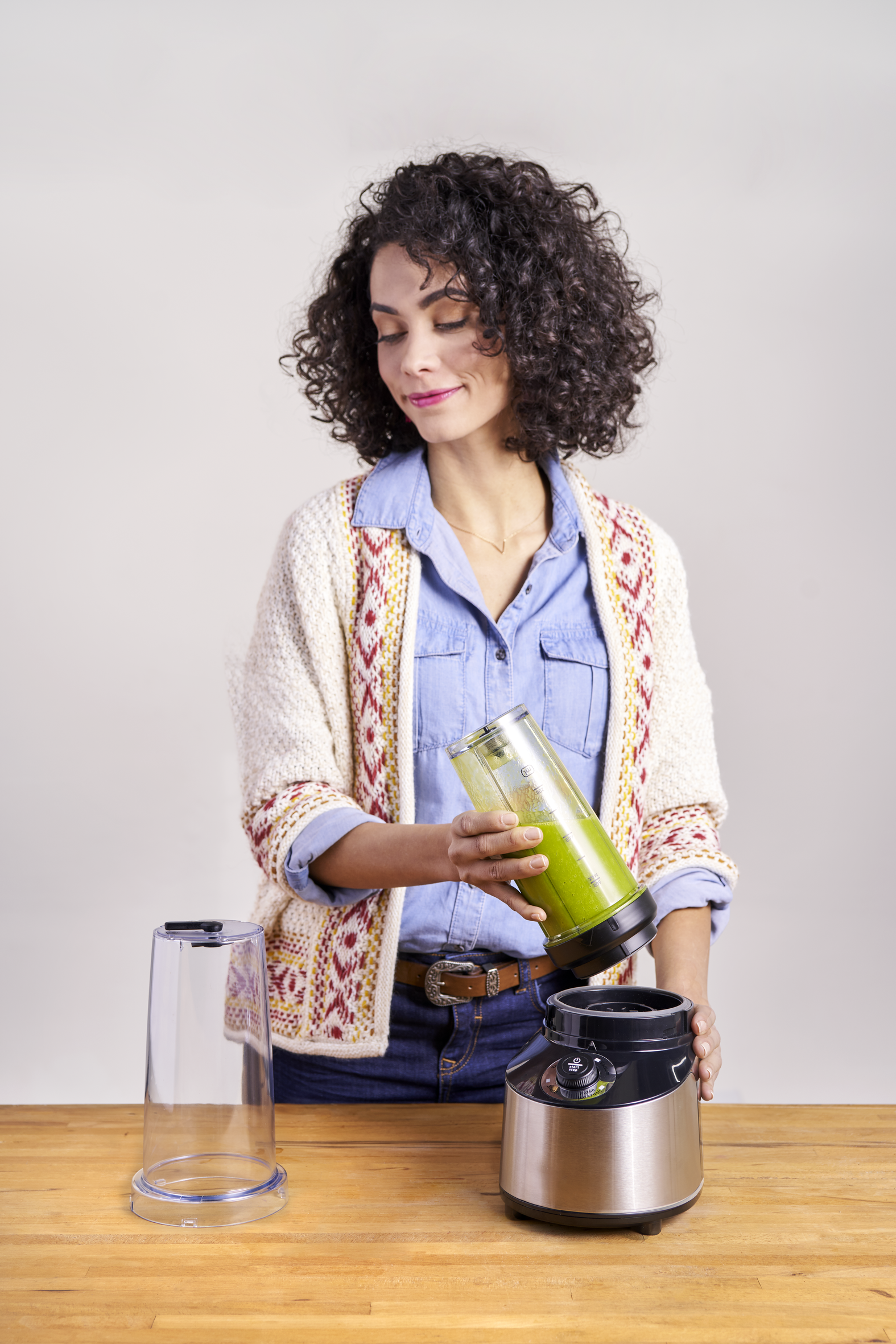 Moulinex Bol Bouteille Plastique Avec Couvercle Pour Mixeur Freshboost LM181D - Pièce D'Origine