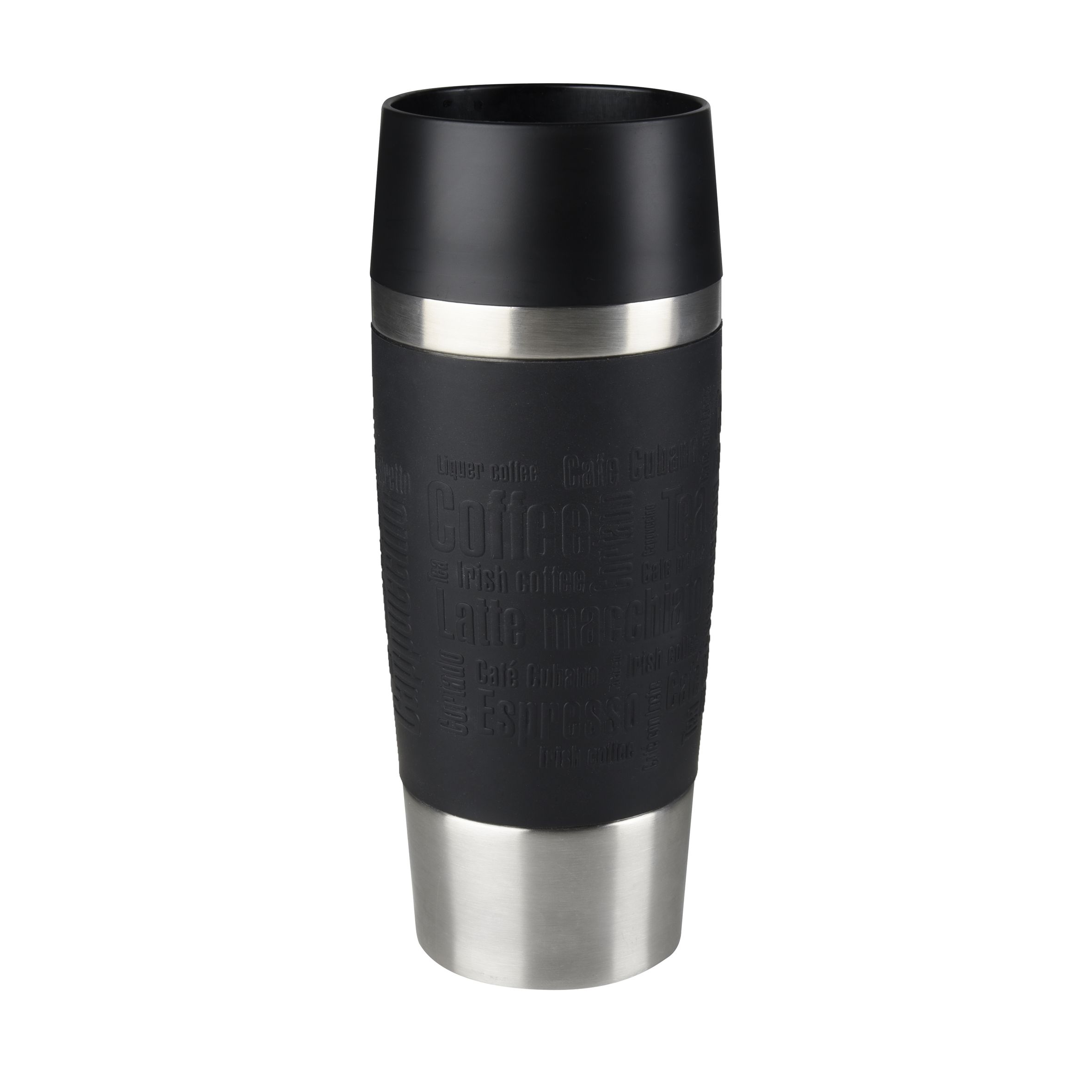 TAZA TÉRMICA DE VIAJE 0'36L NEGRA
