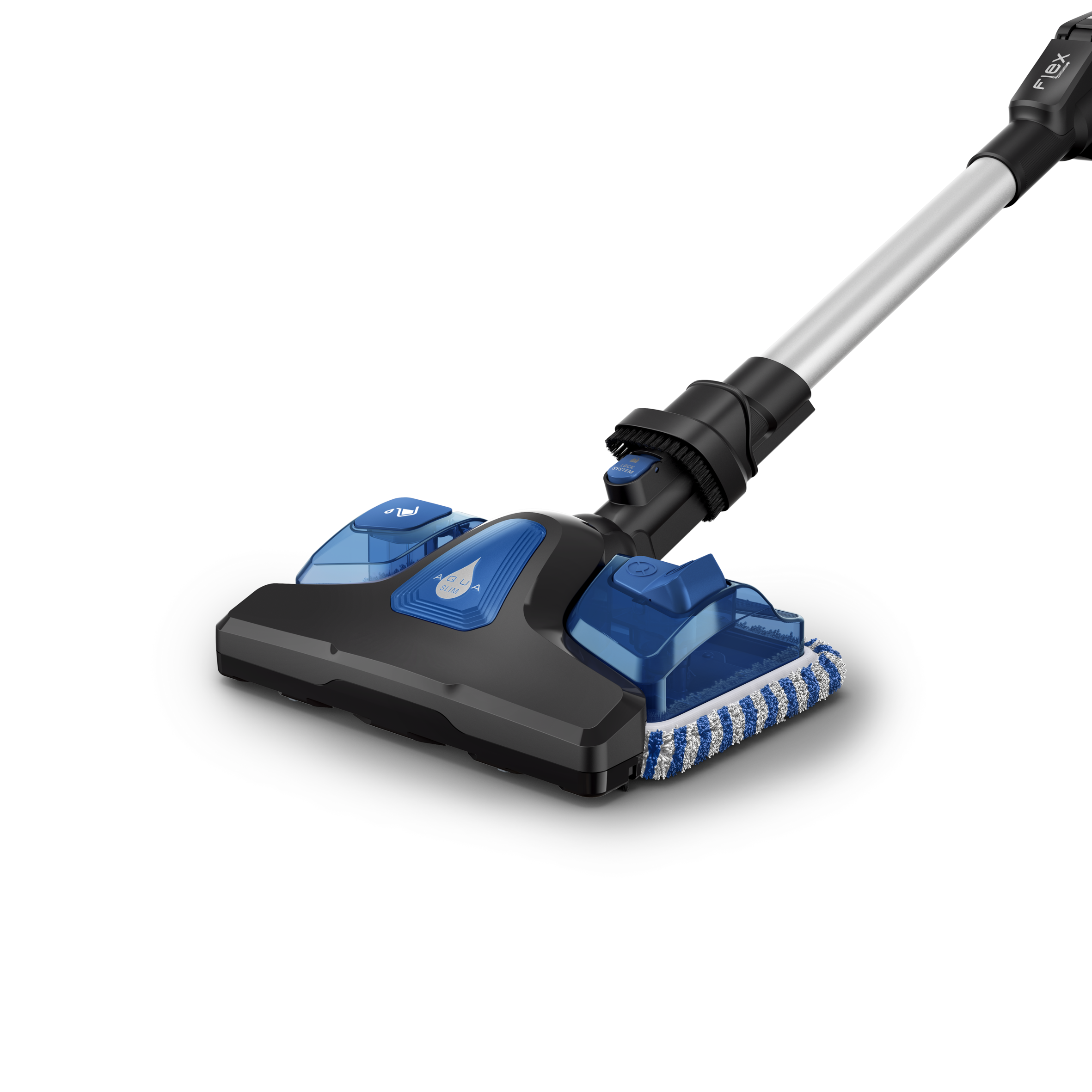 Brosse lavante Aqua Slim avec 2 lingettes pour l'aspirateur X-Force 9.60