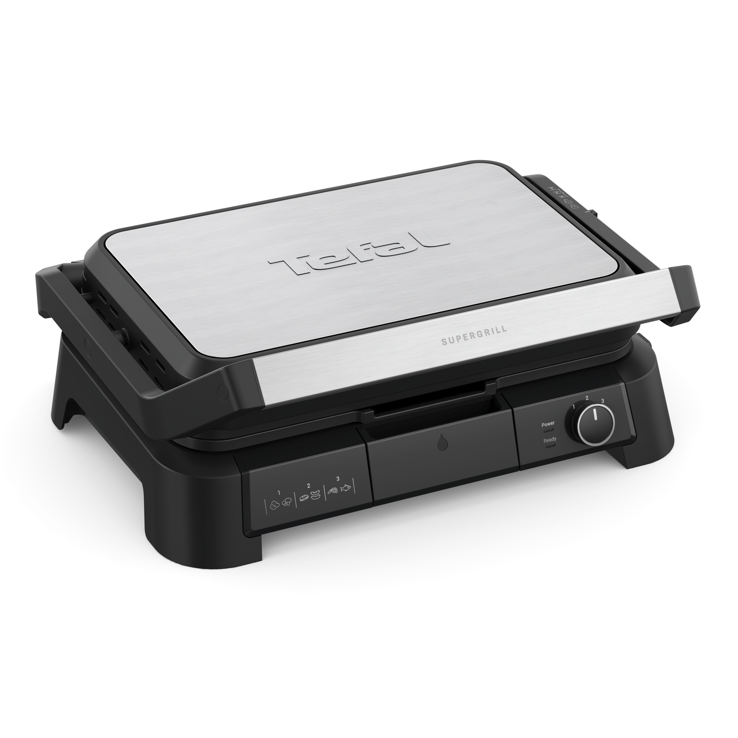 SuperGrill 3-en-1 XL, Gril de contact, Barbecue, Position four, Jusqu'à 8 pers