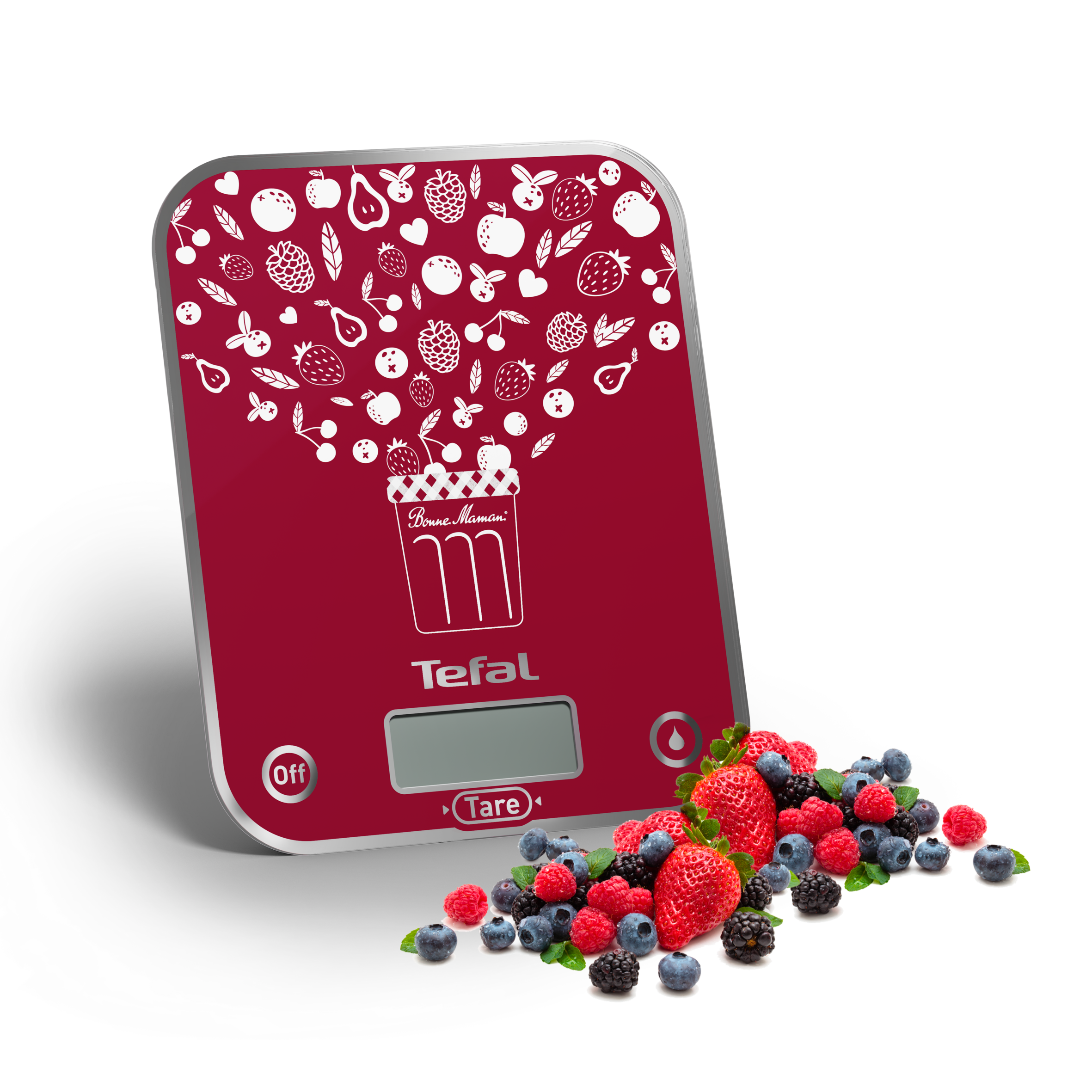 Tefal x Bonne Maman BC5141V0 Optiss keukenweegschaal - Limited Edition