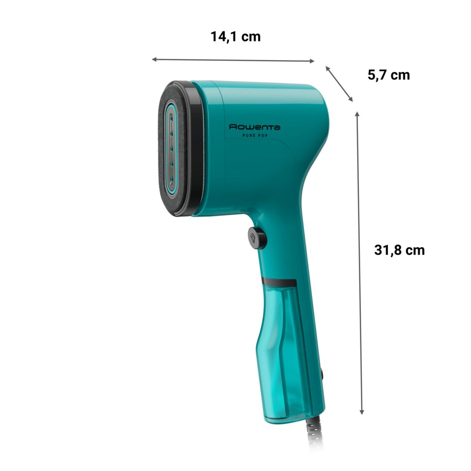 Pure Pop, Stiratore Verticale Portatile, Pad Reversibile, Aqua