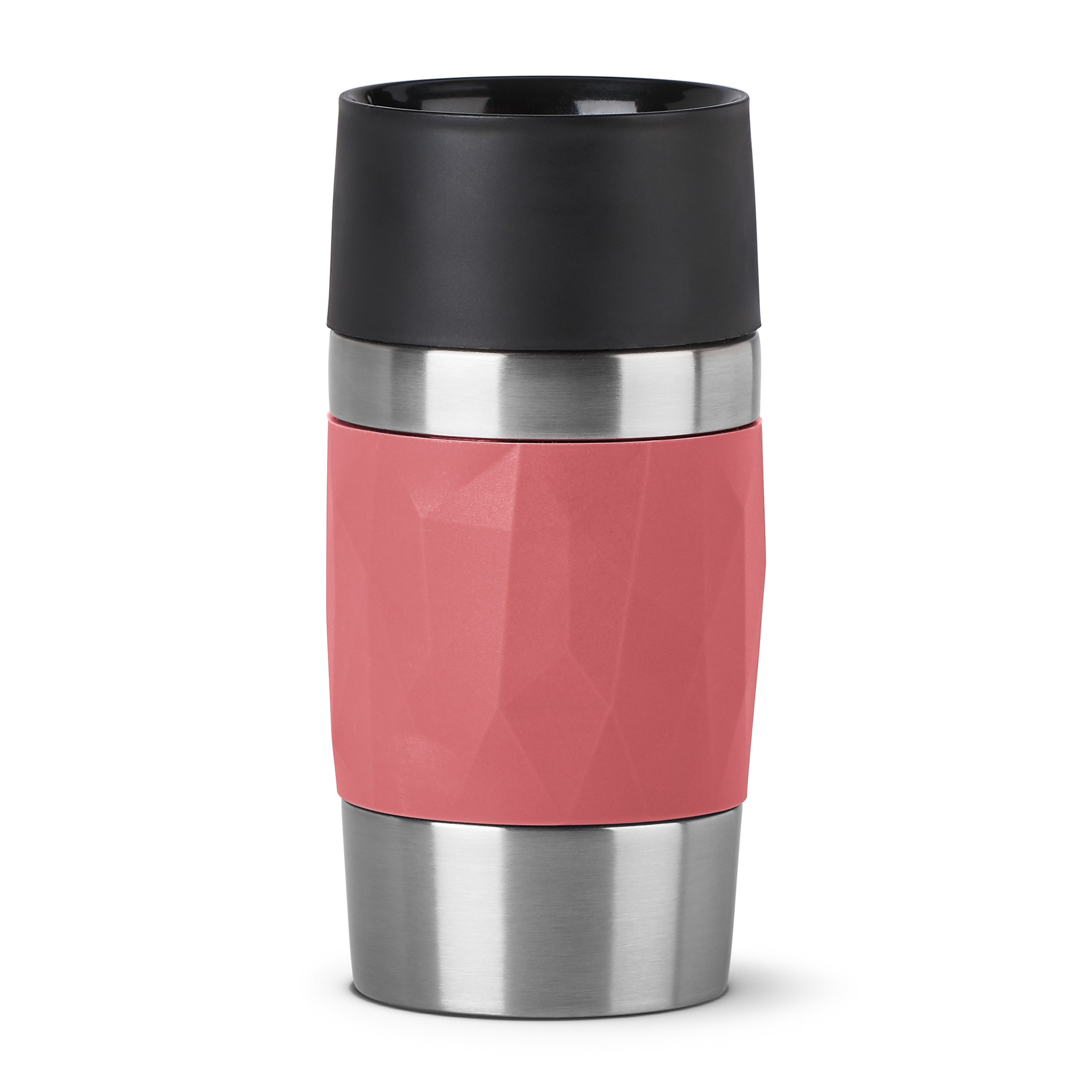 Termohrnek Tefal Travel Mug Compact N2160410 Světle červený/Nerezový 0,3 l