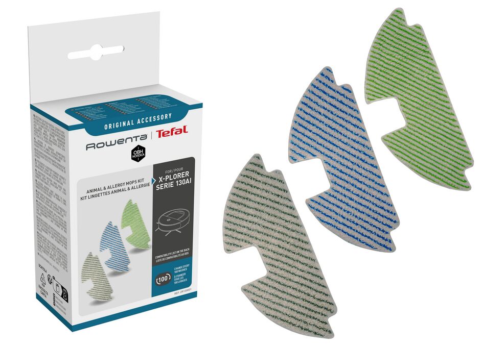 Set van 3 microvezeldoeken ZR185001 - compatibel met X-Plorer S65 & 65 / 70 & 70 / 75S & 75S / 135 & 135 / 140 & 140 Set van 3 microvezeldoeken ZR185001 - compatibel met X-Plorer S65 & 65 / 70 & 70 / 75S & 75S / 135 & 135 / 140 & 140