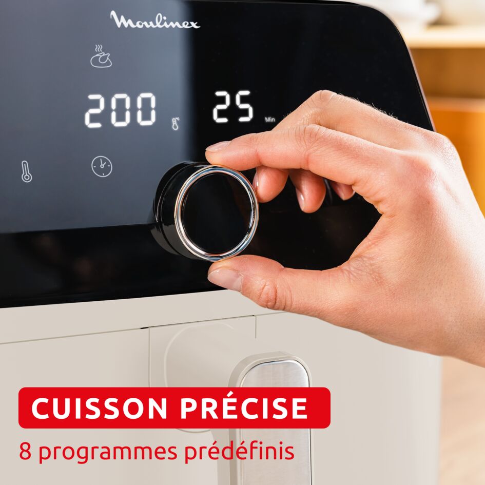 Air Fryer Moulinex Easy Fry Silence 7L - Silencieux, Capacité 8 Personnes, Façade Amovible, 10 Programmes - Modèle EZ8421F0 - 3