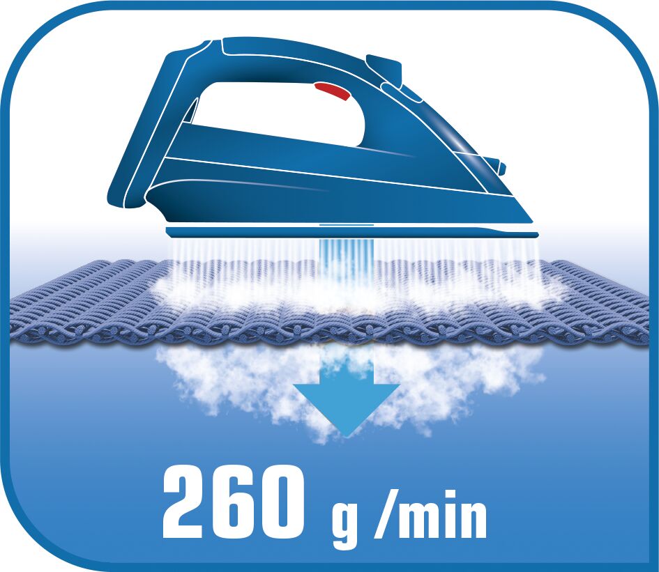 CALOR Fer vapeur ULTIMATE PURE, Filtre Micro Calc, 3000 W - fonction pressing 260 g/min, débit de vapeur 60 g/min, FV9839C0 - Electroménager