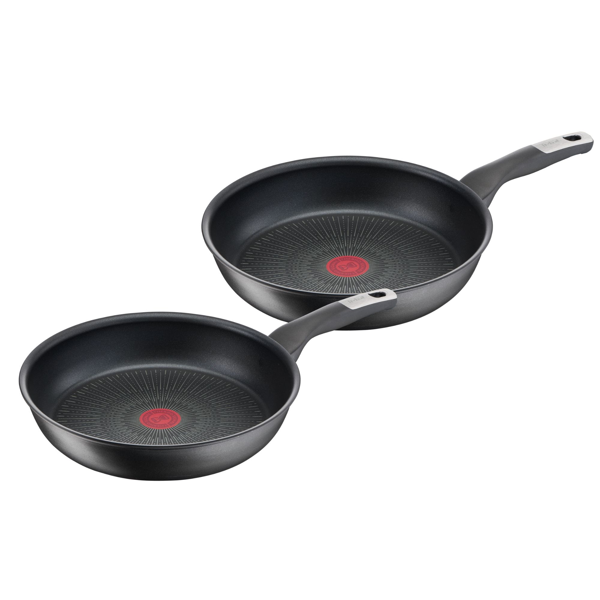 Unlimited, 2 sartenes, 22 y 28 cm, Negro