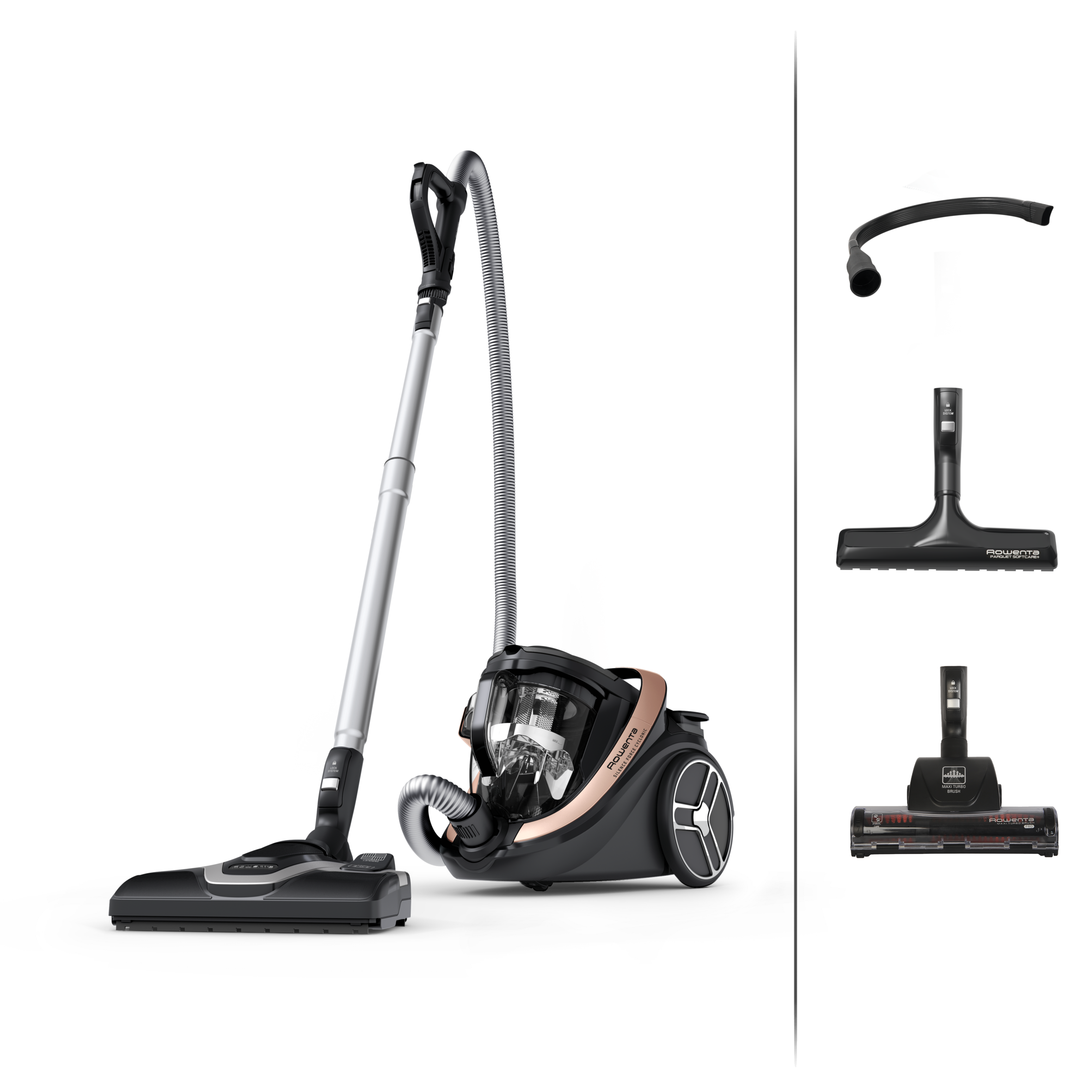 Silence Force Cyclonic Effitech, Aspiradora trineo sin bolsa, Modelo para hogar y coche