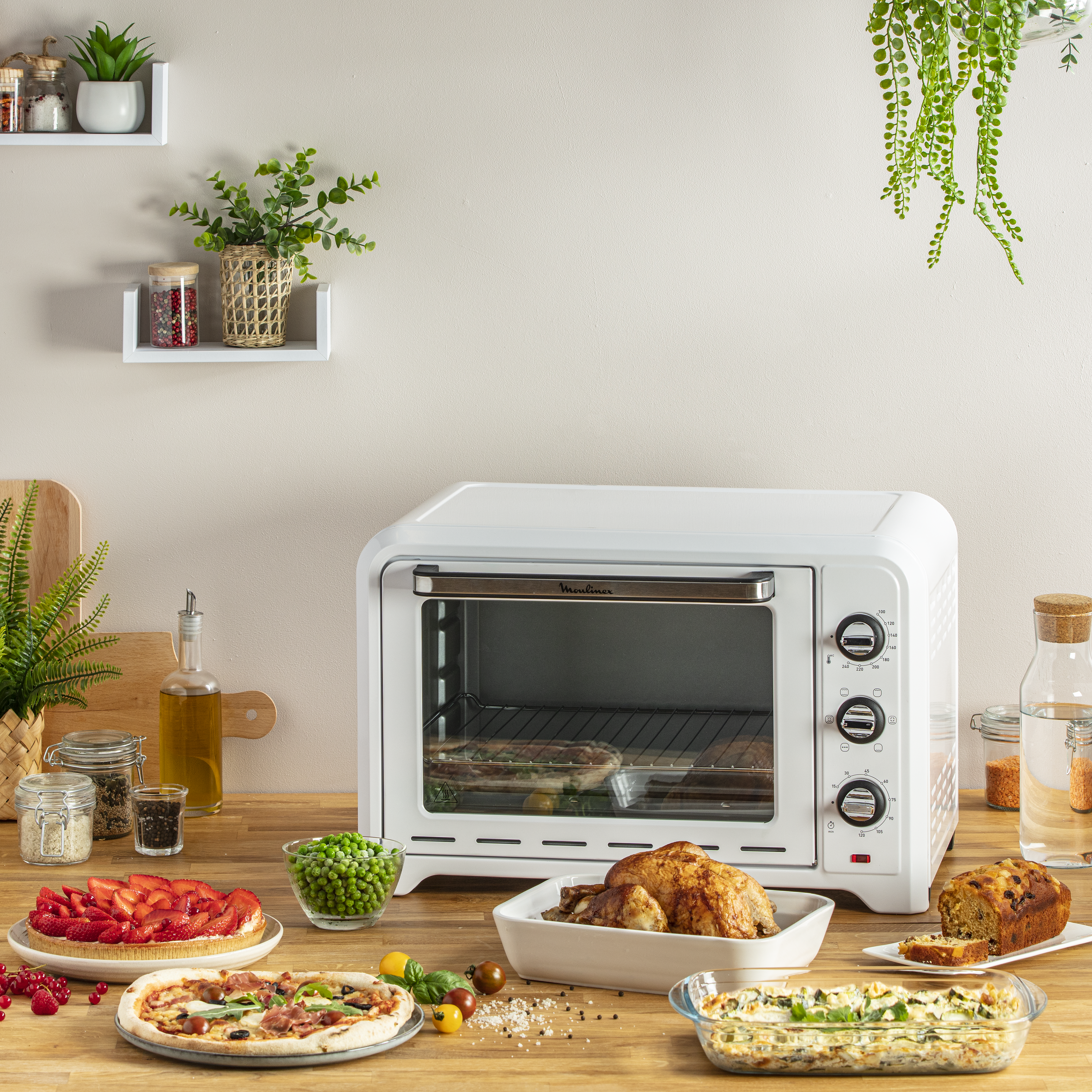 Griglia Reticolo Forno Moulinex Per Modelli Optimo 39L - Ricambio Originale Per OX4818, OX4848, OX4858 (MPN 10907)