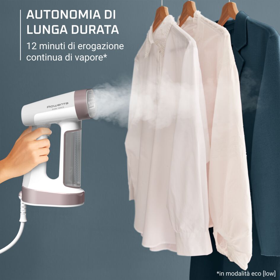 Pure Force, Stiratore Verticale, Tecnologia 2-in-1, 90 g/min
