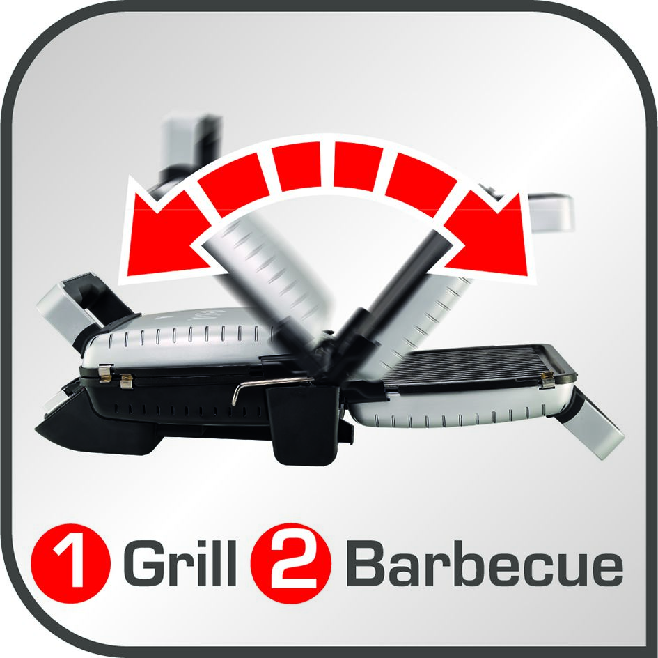 Tefal Grill ultifunción Inicio GC241D - Potencia de 2000 W, placas Tefal Grill ultifunción Inicio GC241D - Potencia de 2000 W, placas