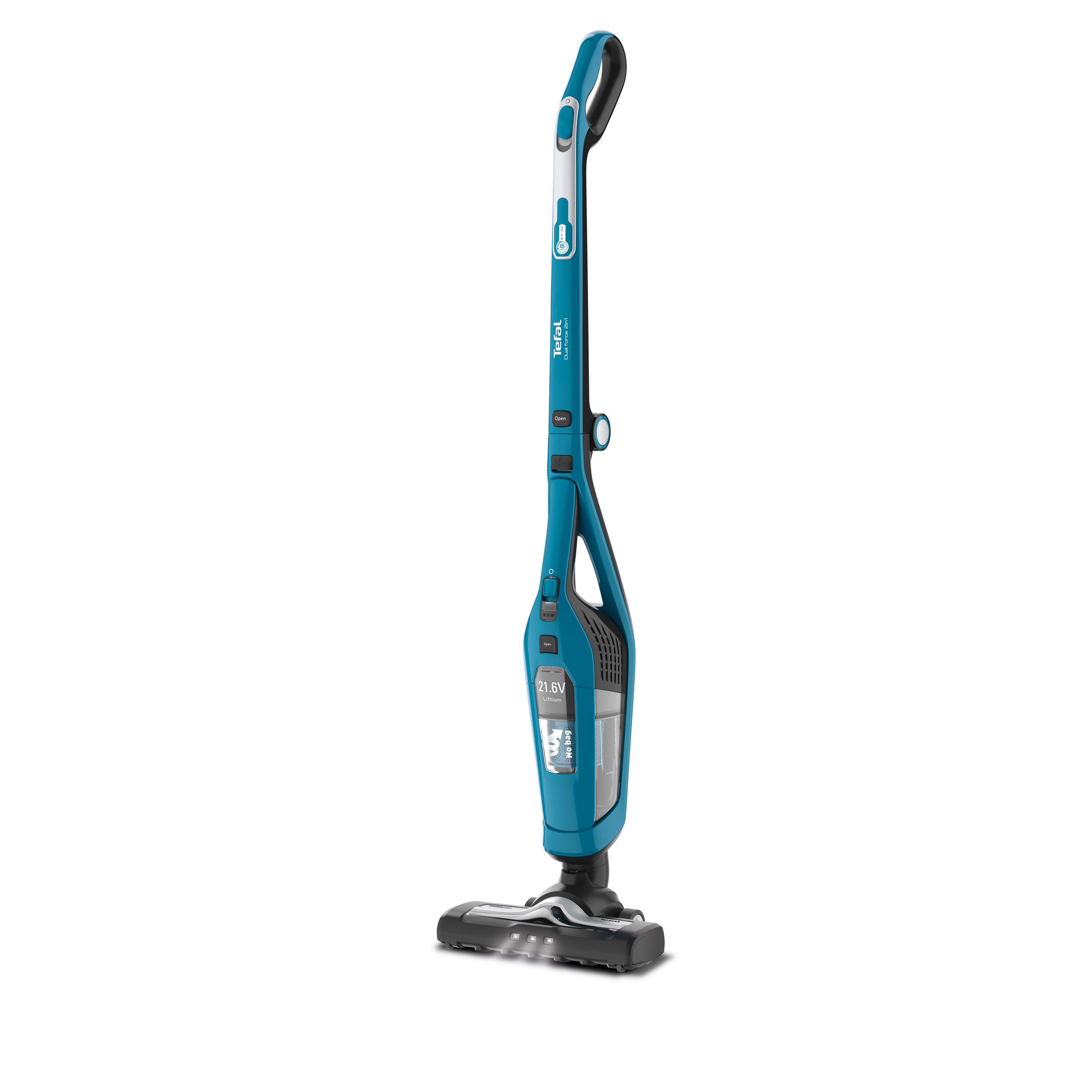 Odkurzacz bezprzewodowy, Tefal Dual Force, 2 w 1, 75 min, kompaktowy