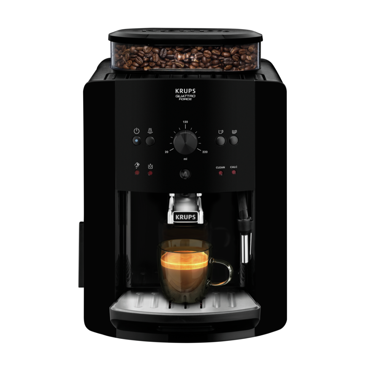 Essential, Cafetera Superautomática, Mecánica, Espumador de leche, Negra