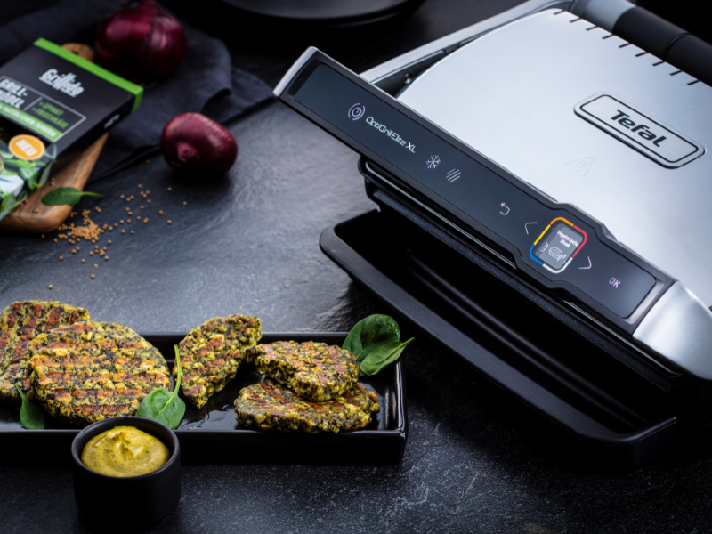 Elektrický gril Tefal OptiGrill Elite XL GC760D30 Stříbrný/Černý | Tefal