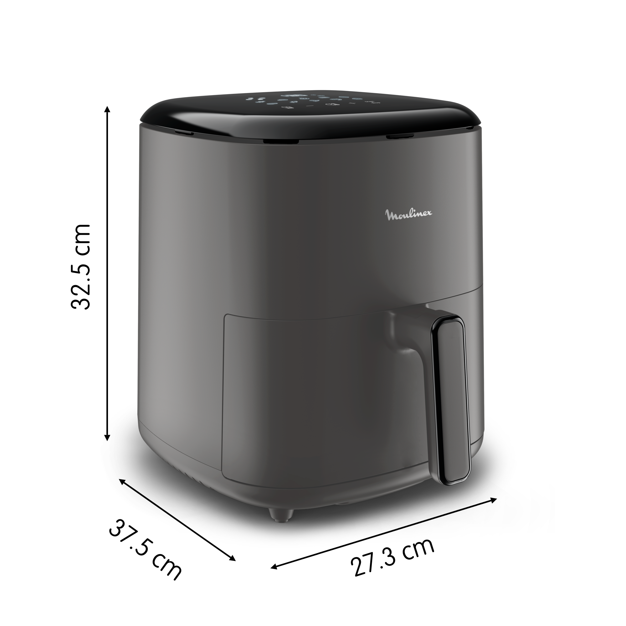 Freidora De Aire Easy Fry Max - 4L De Capacidad, 10 Programas Automáticos, Pantalla Táctil, 1350W