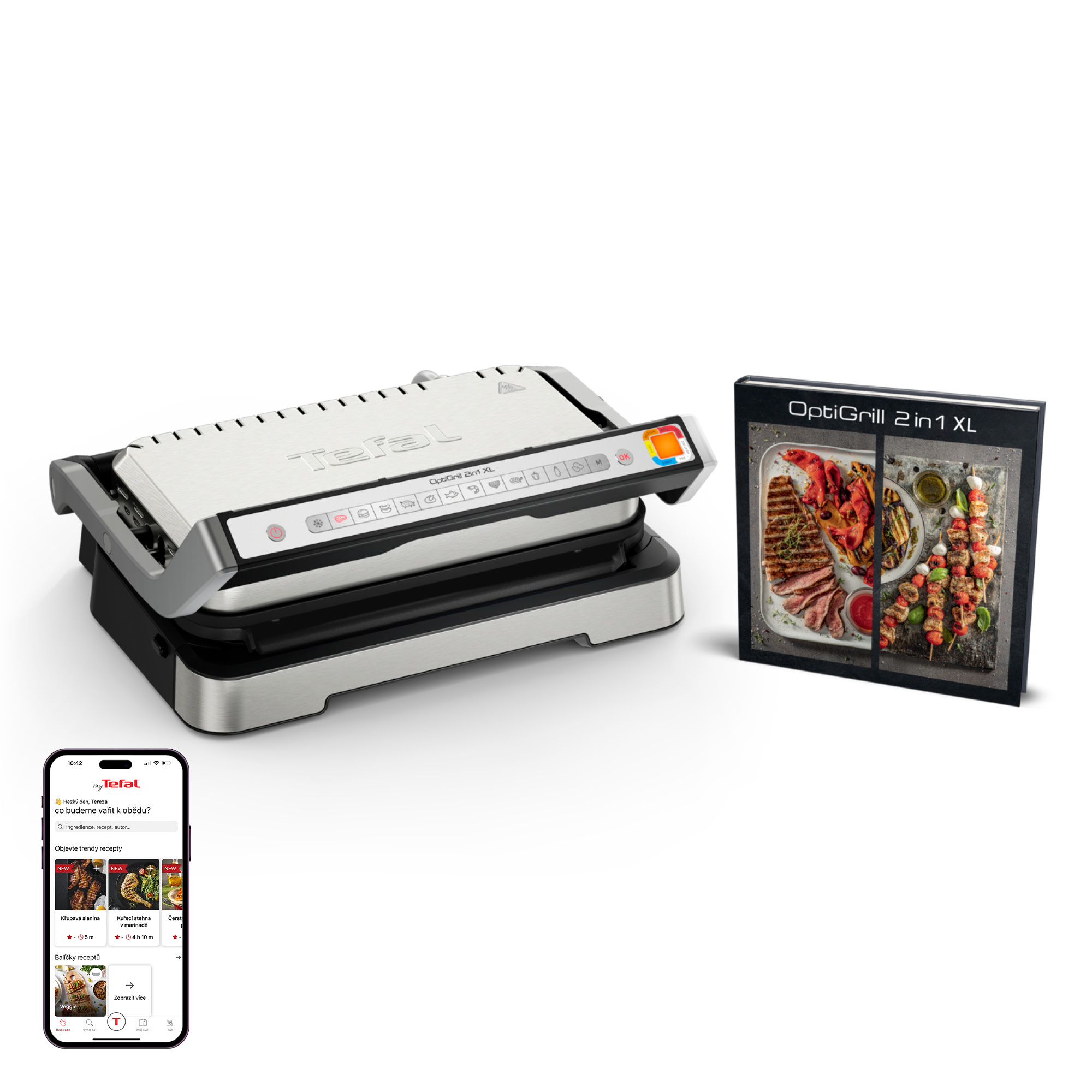 Marry me chicken s tagliatelle - recept OptiGrill 4in1 XL | Tefal