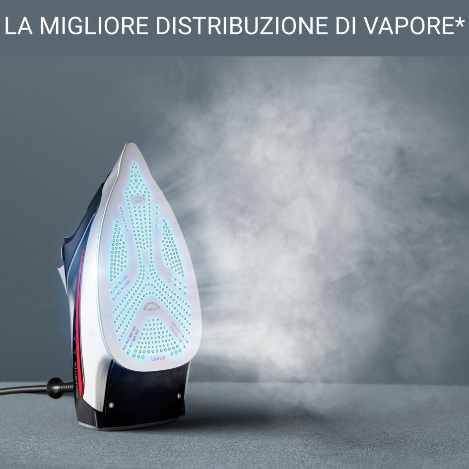 Pro Master, Ferro a Vapore, 200 g/min, Microsteam 400, Grey &amp; Red