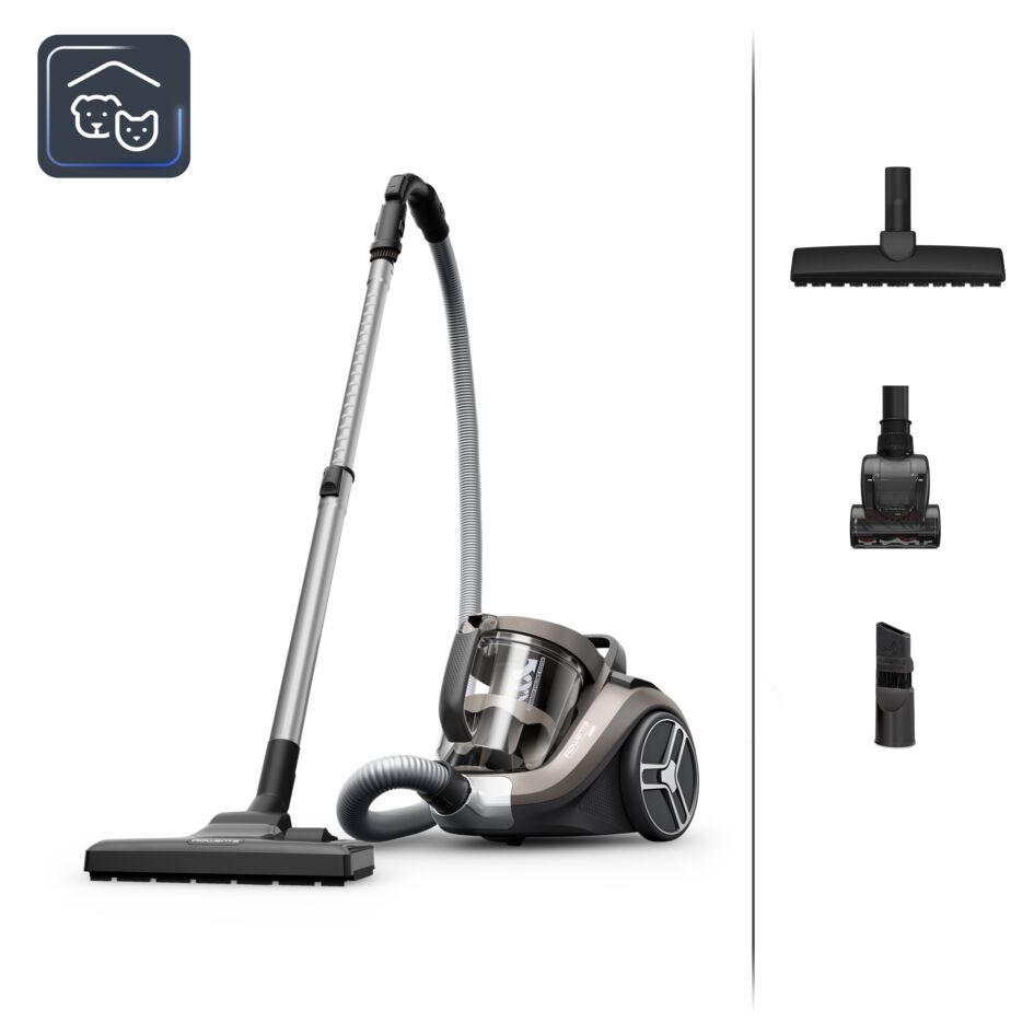Aspirapolvere A Traino Ciclonico VG VC 3300 — 700W, Senza Sacco, 5 Accessori Inclusa Spazzola Per Peli, 3L