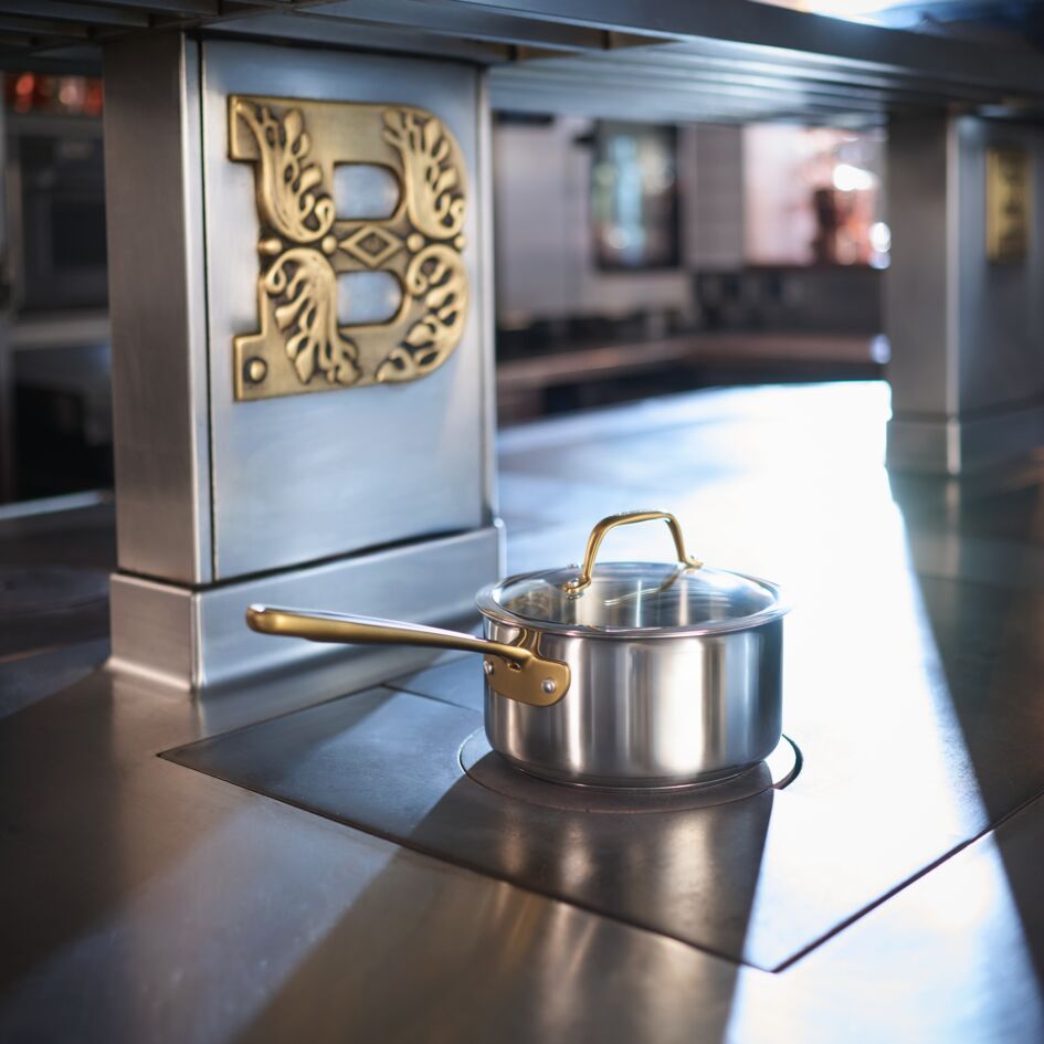 Tefal et Bocuse, Poêle de 24 cm, Induction, Acier inoxydable sans