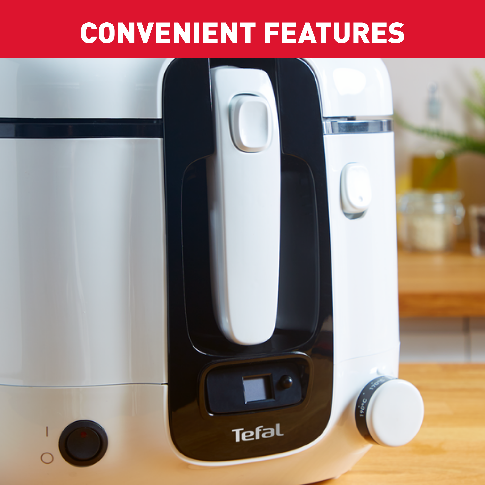 Tefal Super Uno FR3140 frituurpan, Grote capaciteit 2,2L, Instelbare thermostaat, Timer Tefal Super Uno FR3140 frituurpan, Grote capaciteit 2,2L, Instelbare thermostaat, Timer