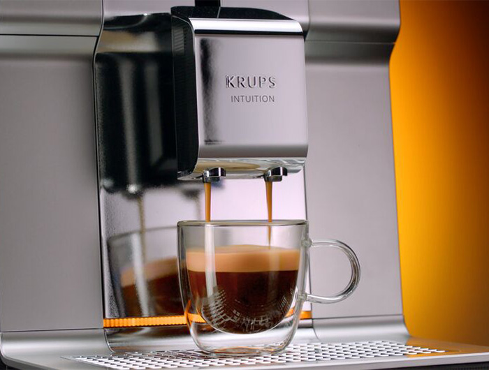 Intuition Preference + Bean to cup coffee machine KRUPS