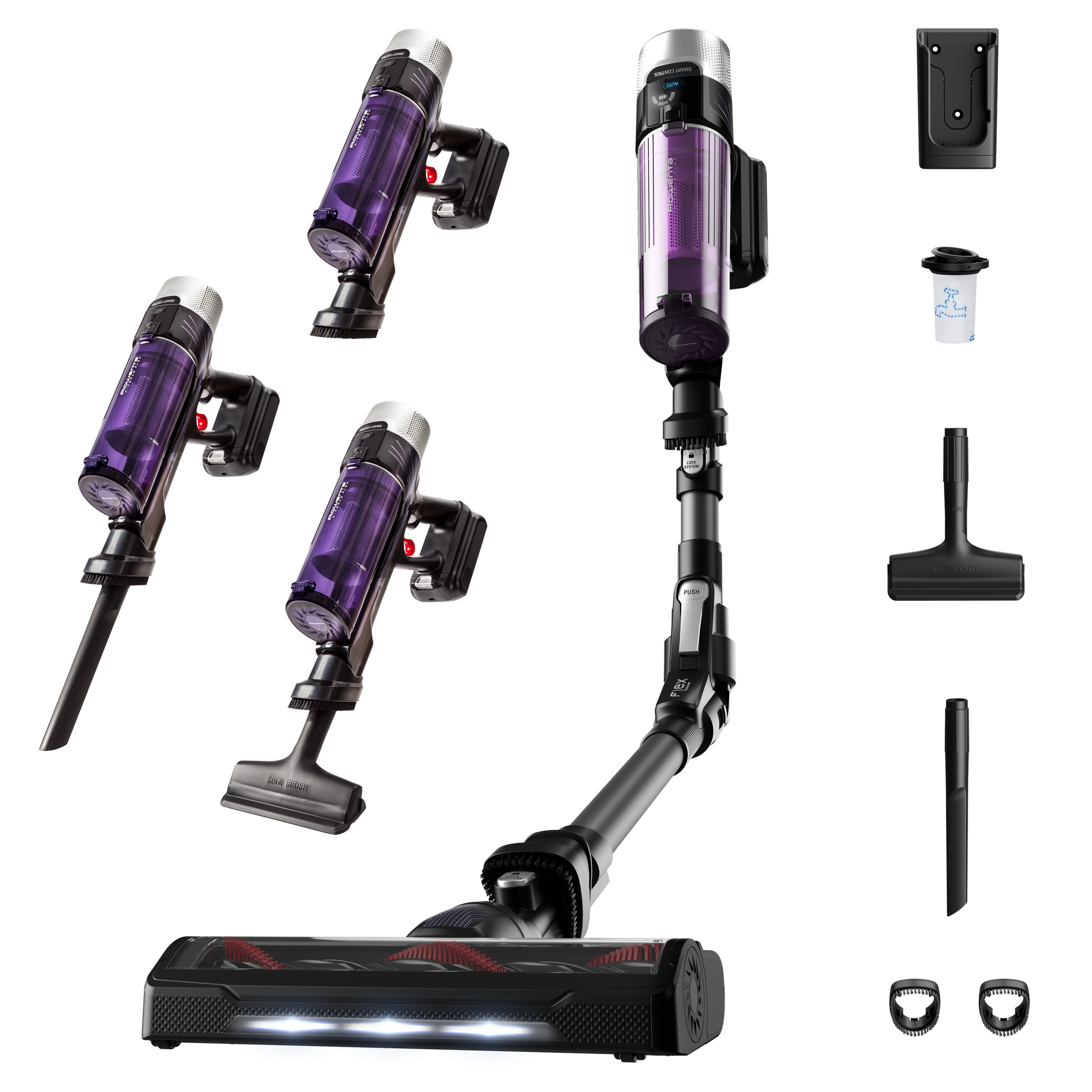 X-Force Flex 9.60, Aspirateur balai sans fil, 100AW, 45min, Allergie