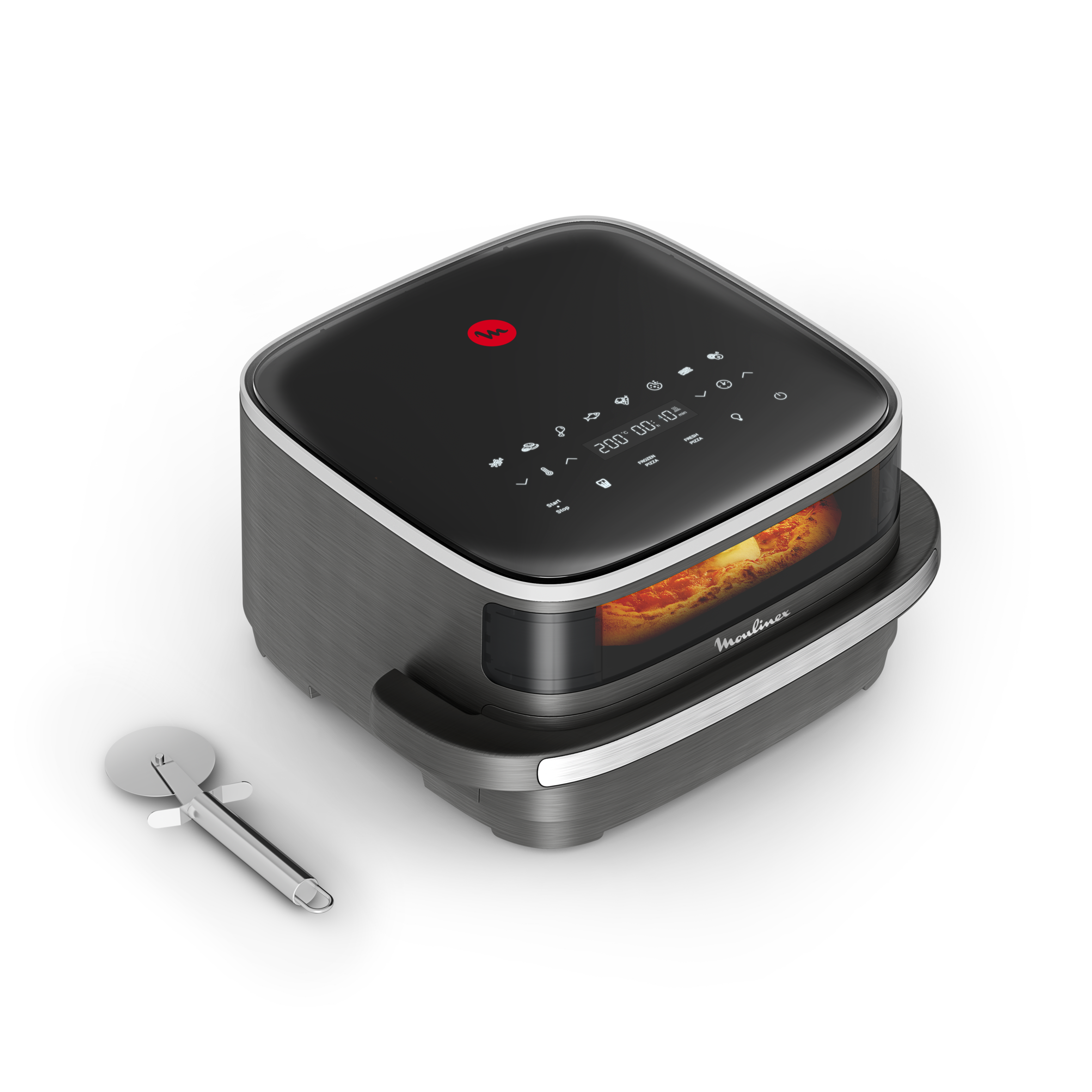 Easy Fry XL Surface, Fritadeira Sem Óleo Grande, Superfície de Cozedura Extragrande, Formato Compacto, Janela de observação