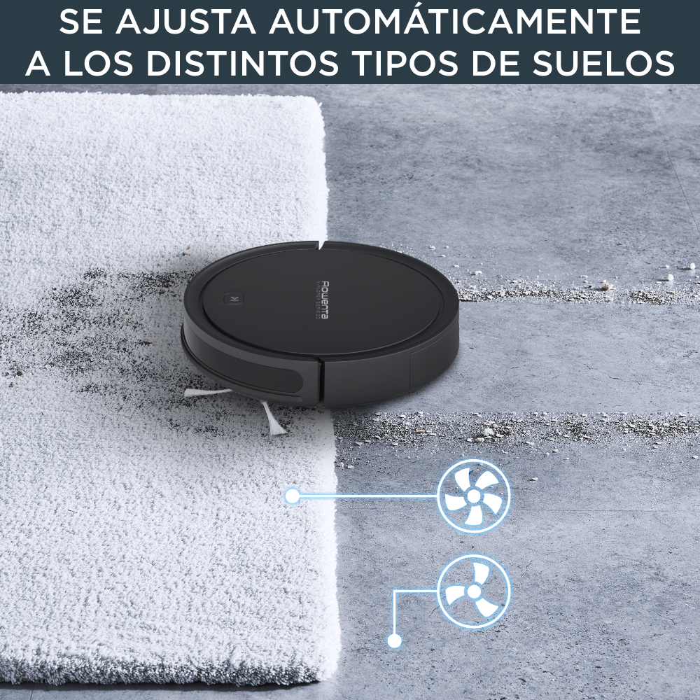 X-Plorer serie 50 de Rowenta, Robot aspirador, Navegación Inteligente, Acción de Limpieza 4 en 1, Animal Care