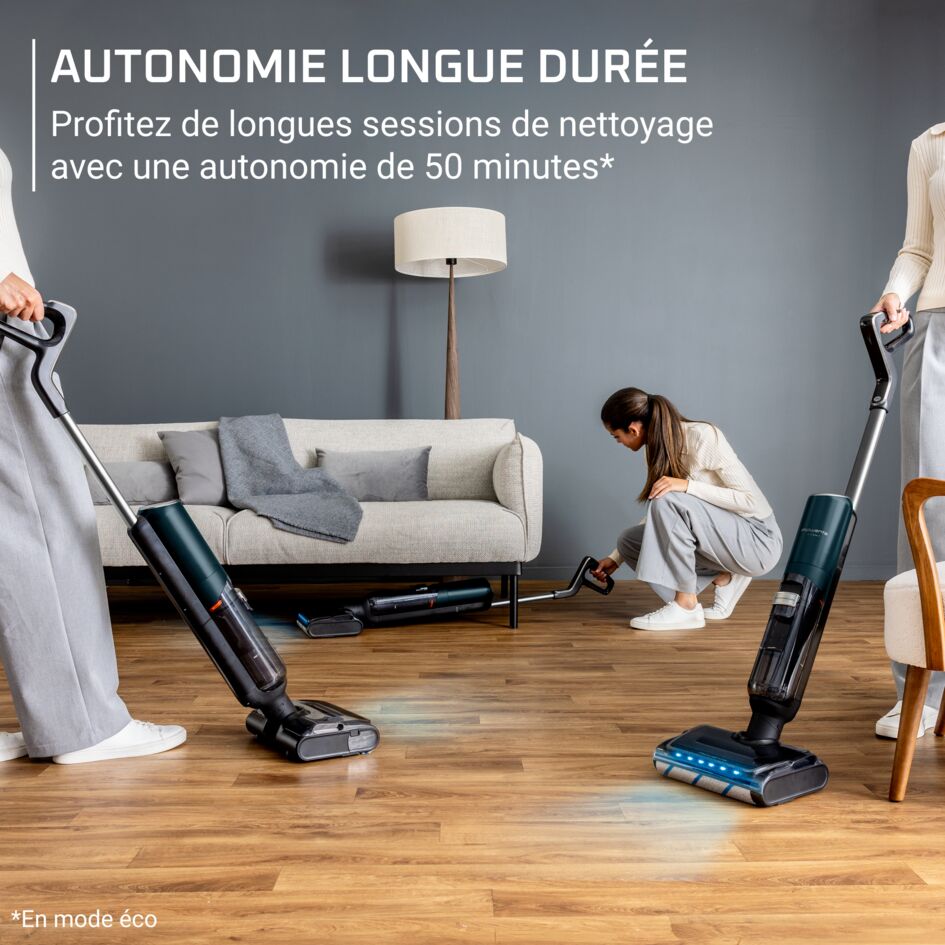 Clean 7 X-Clean 7, Aspirateur laveur sans fil, Longue autonomie, Nettoyage et ...