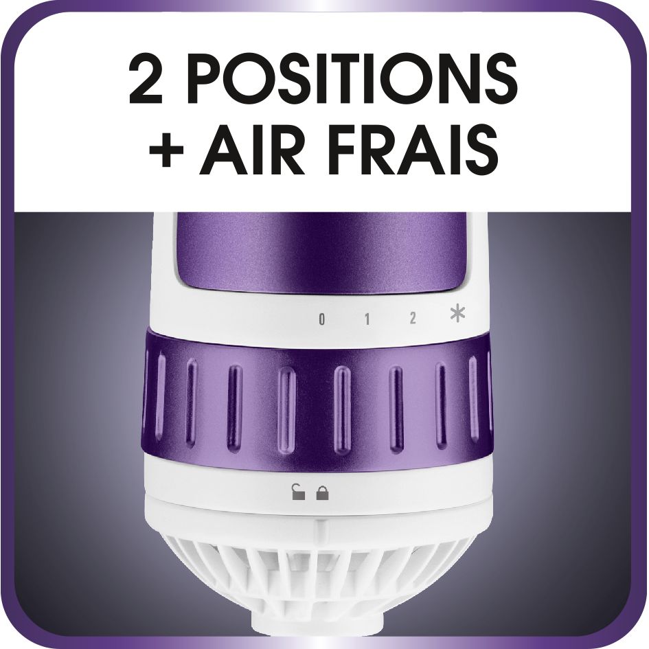 Brosse Coiffante Calor Brush Activ Volume Et Brillance 1000W - Modèle CF9530C0 - Professionnelle - Blanche