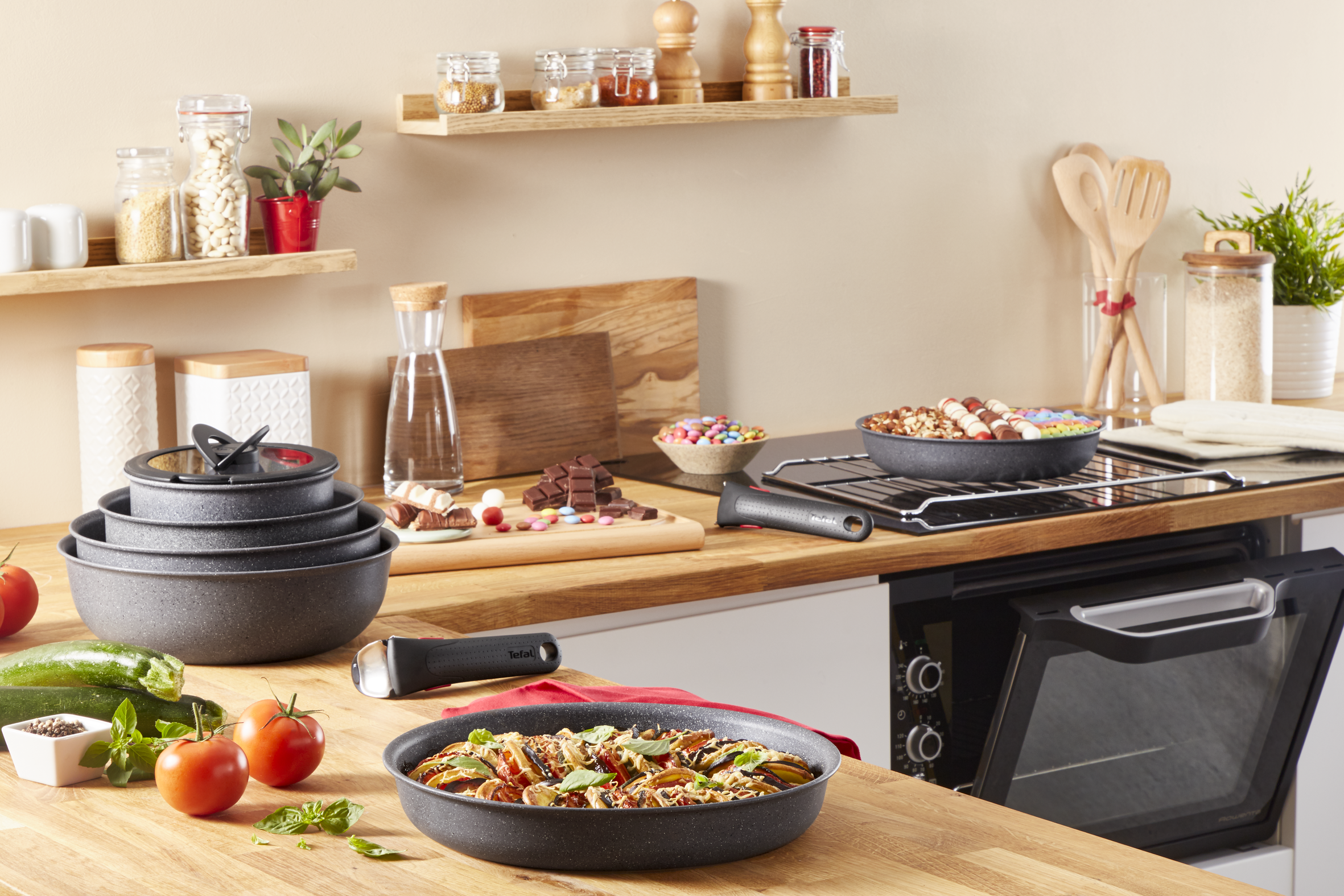 Ingenio Natural Force L3960502 Pan met afneembare handgreep - 26 cm - Inductie