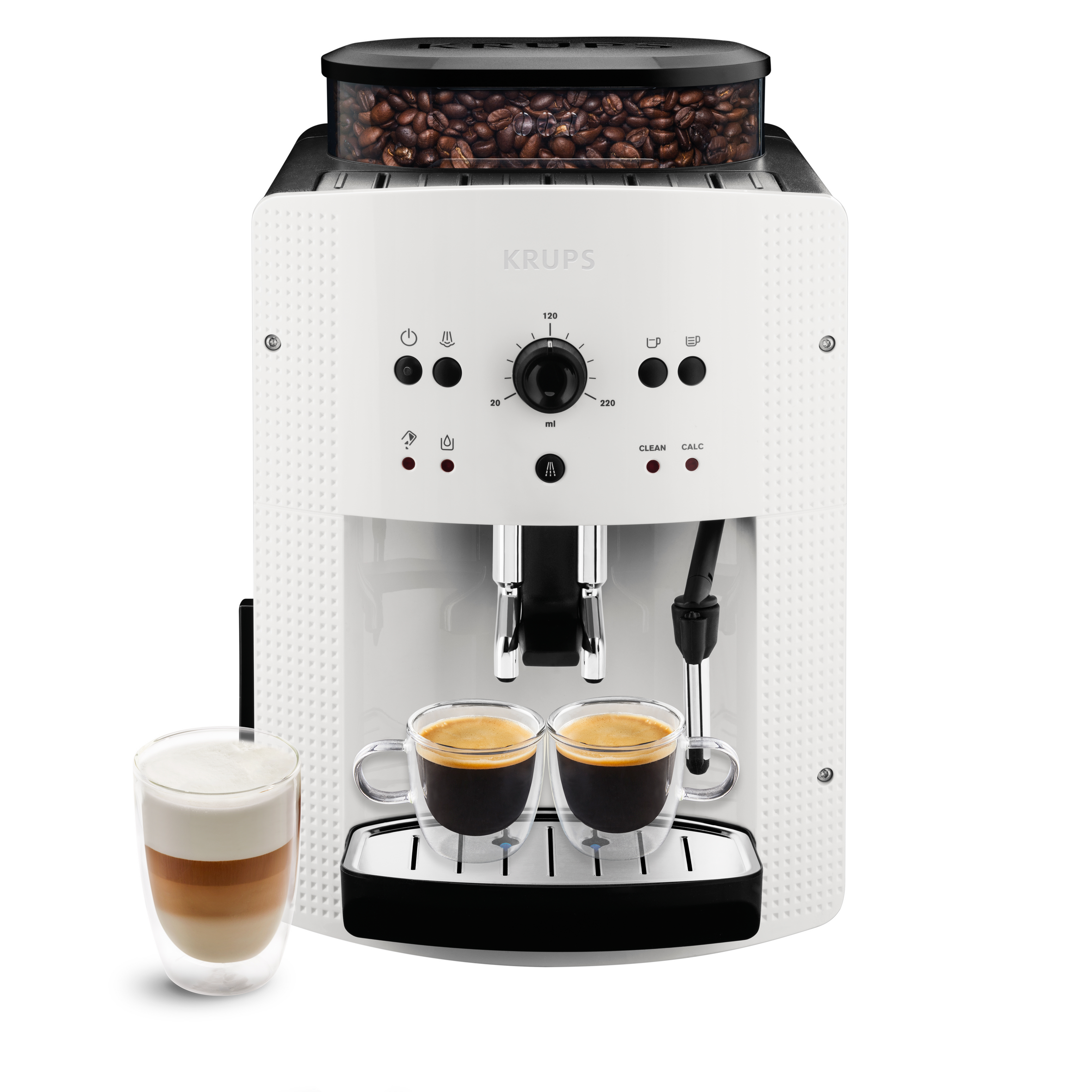 Essential blanche, Machine à café à grain, 3 boissons