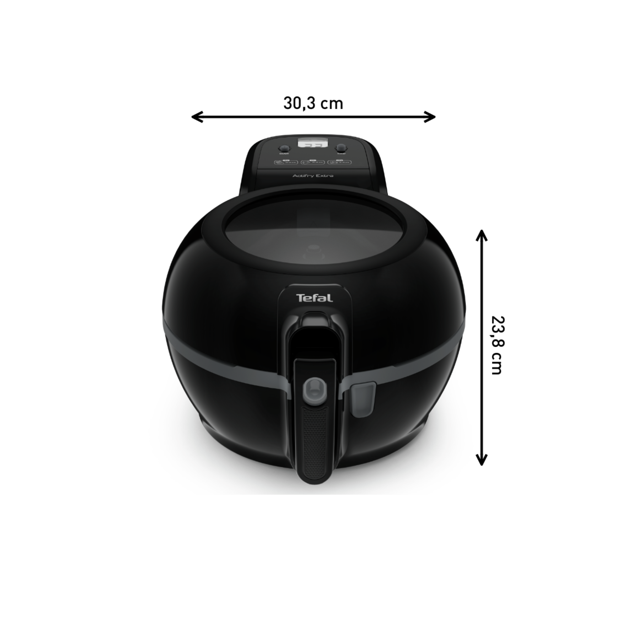 ActiFry Extra 1,2 kg Schwarz FZ7228 | Heißluftfritteusen | Tefal