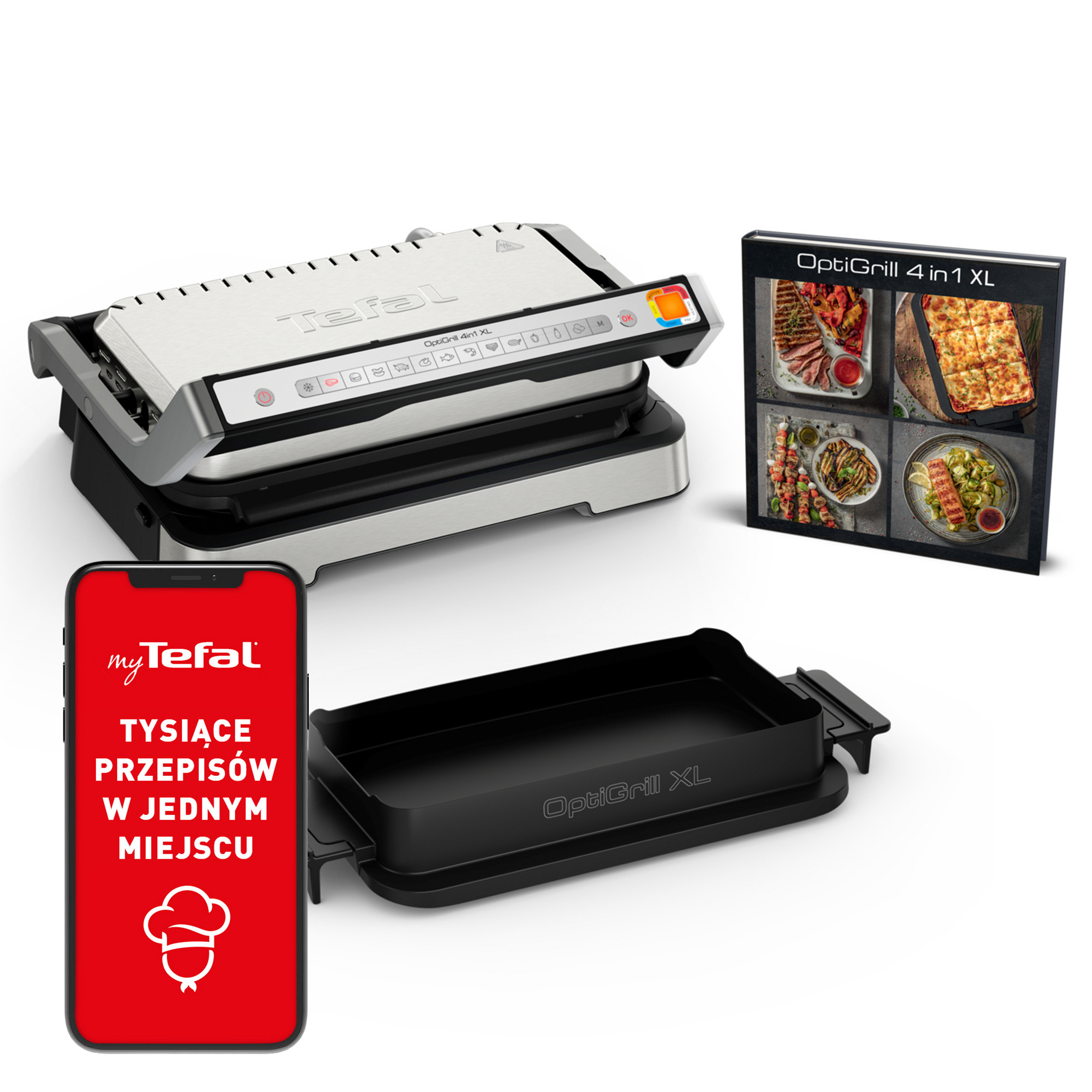 Grill elektryczny TEFAL OptiGrill XL GC784D