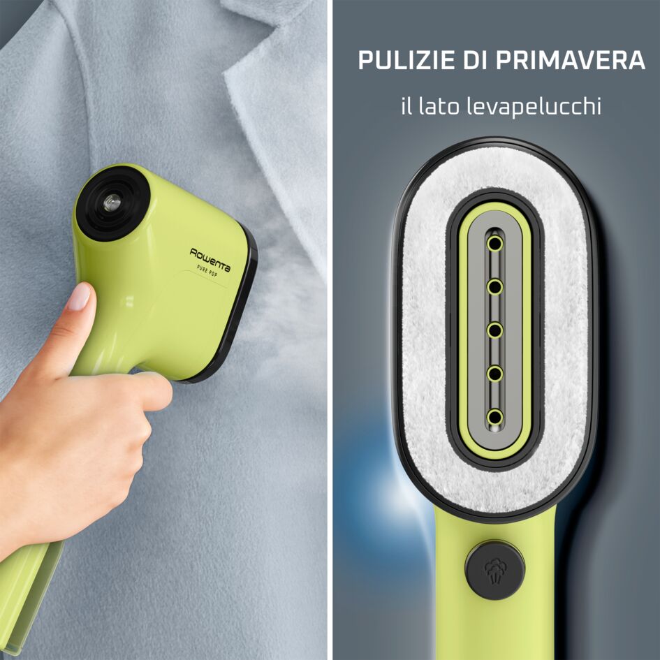 Pure Pop, Stiratore Verticale Portatile, Pad Reversibile, Lime Verde