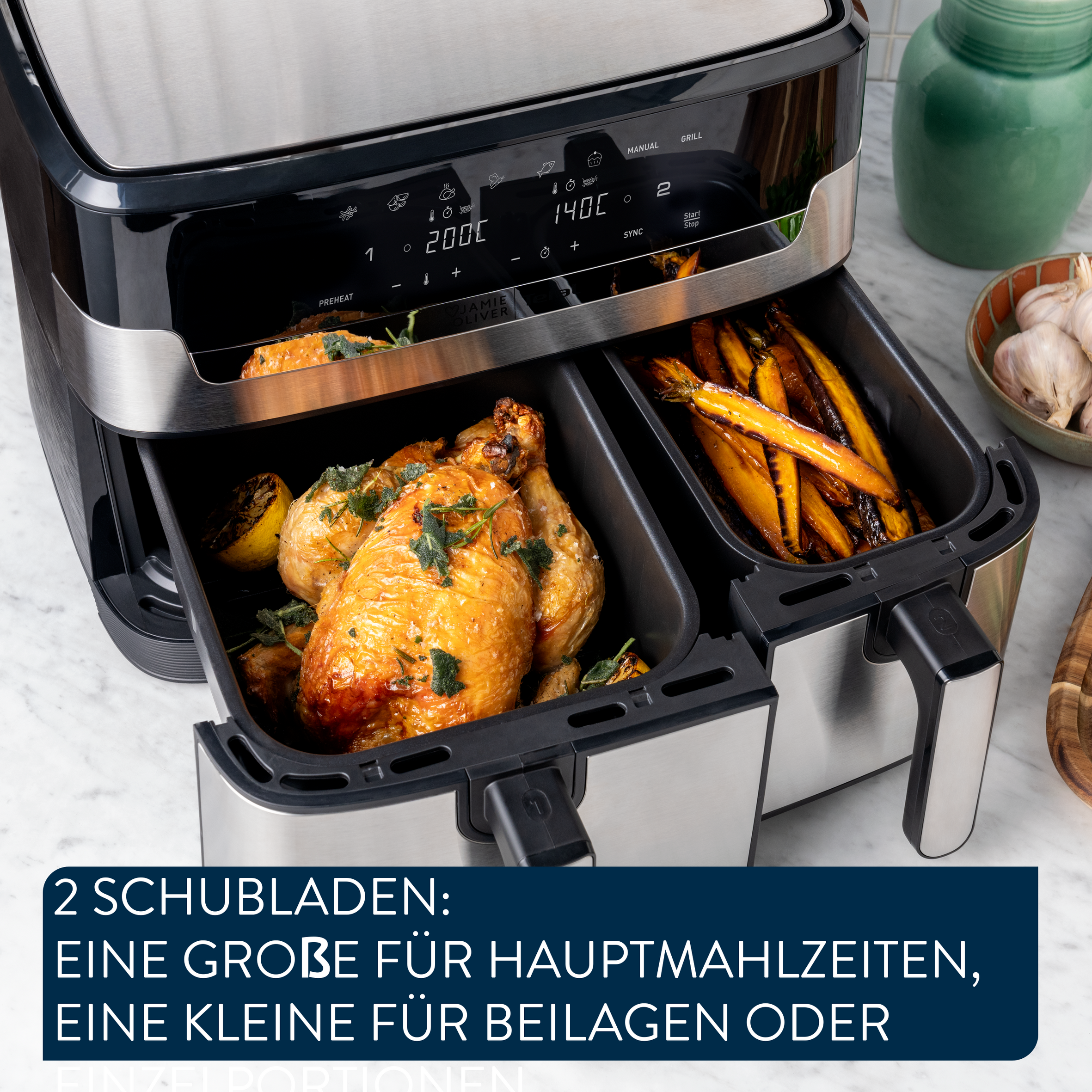 Bedienungsanleitungen Jamie Oliver by Tefal Dual Drawer