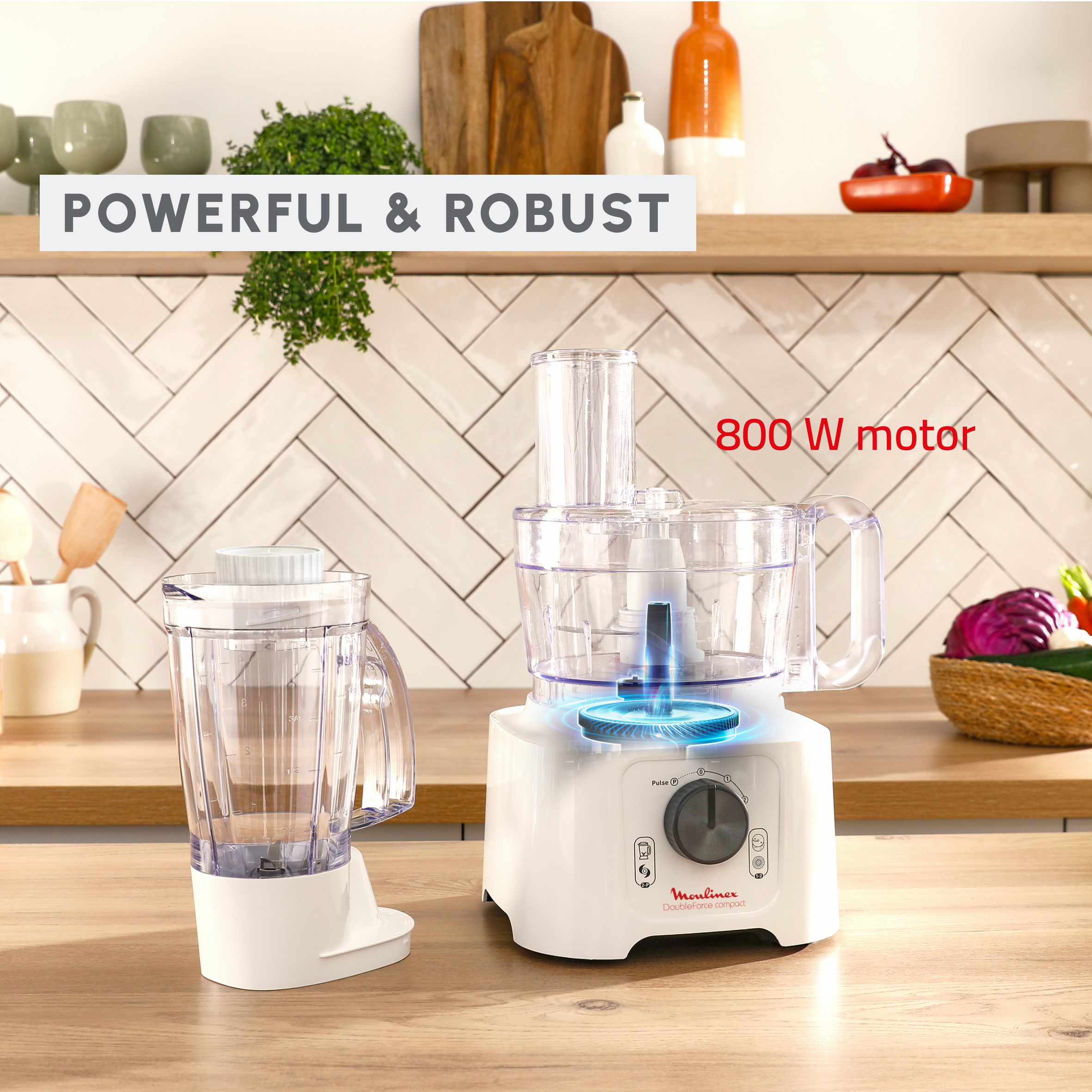 MOULINEX COUVERCLE BOUCHON Bol Robot Double Force Compact FP542 FP544 FP546 EUR 12,99 - FR