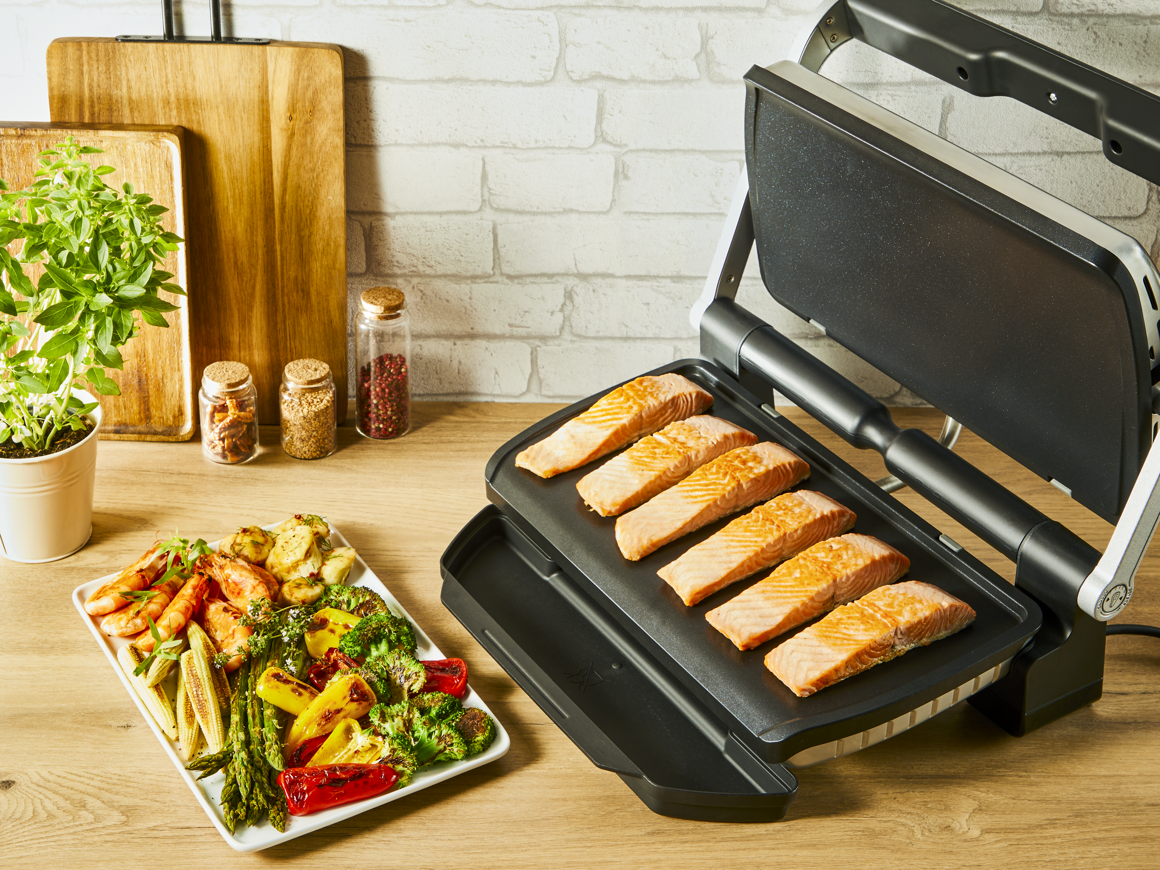 Wafelijzer Tefal Wafelplaten Compatibel Met Tefal OptiGrill XL,