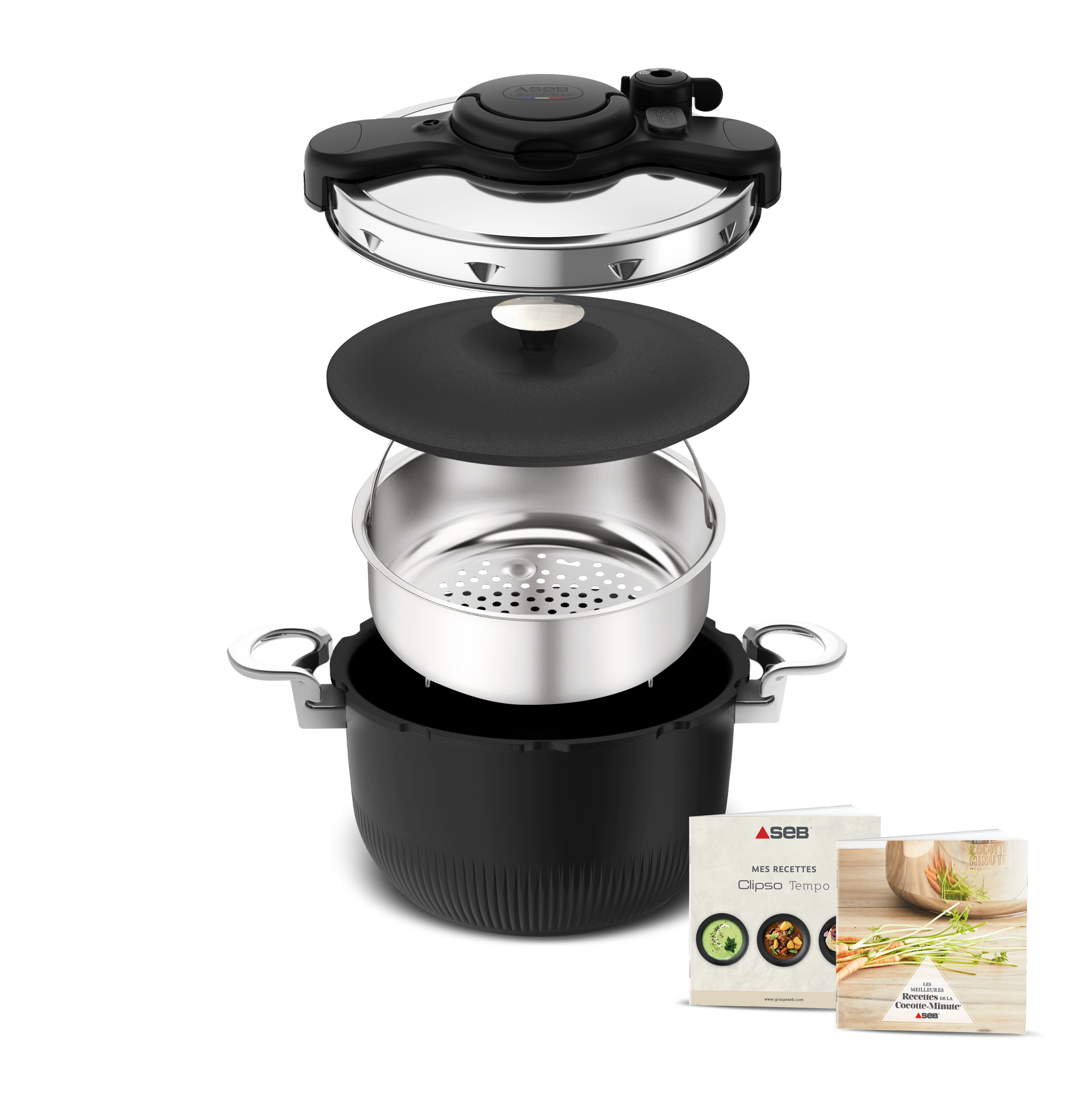 Clipso Tempo 3-in-1 Cocotte-minute®, Faitout, Cocotte à four