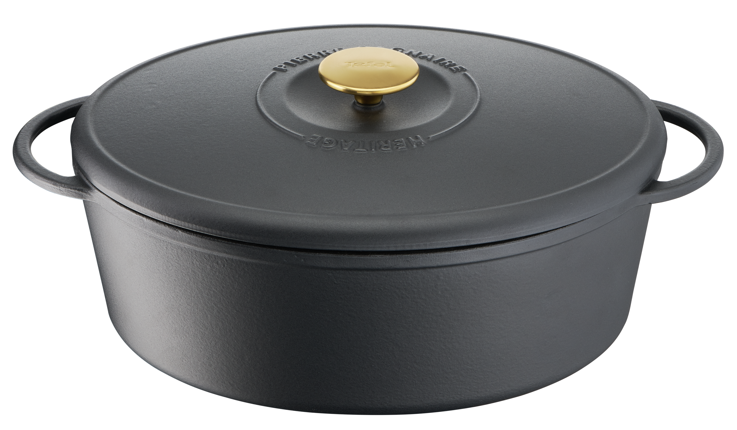 Heritage Pierre Gagnaire E2230604 Gietijzeren pot ovaal 34x26 cm