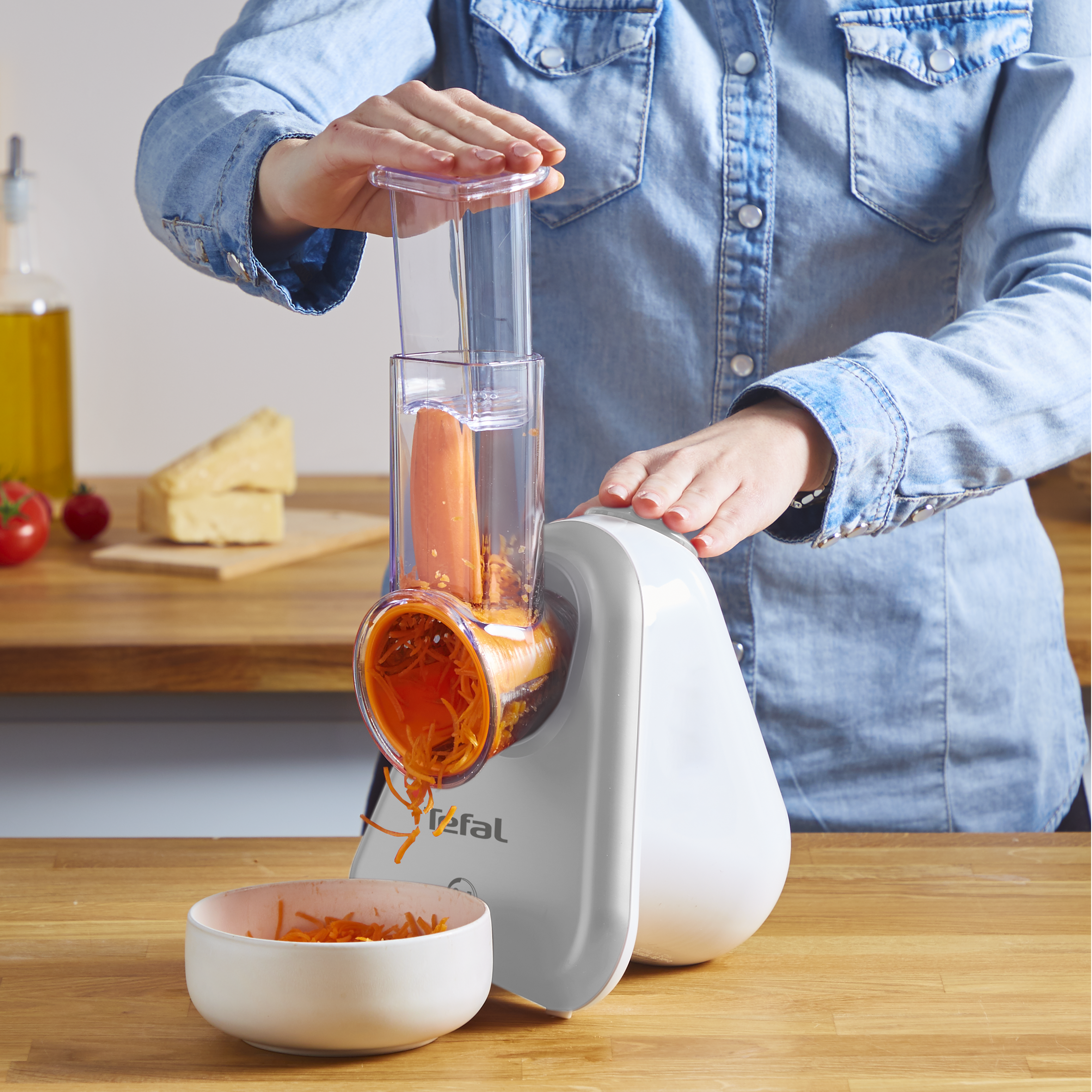 Cono Grattugia Fine Fresh Express XF921001 Per Moulinex E Tefal