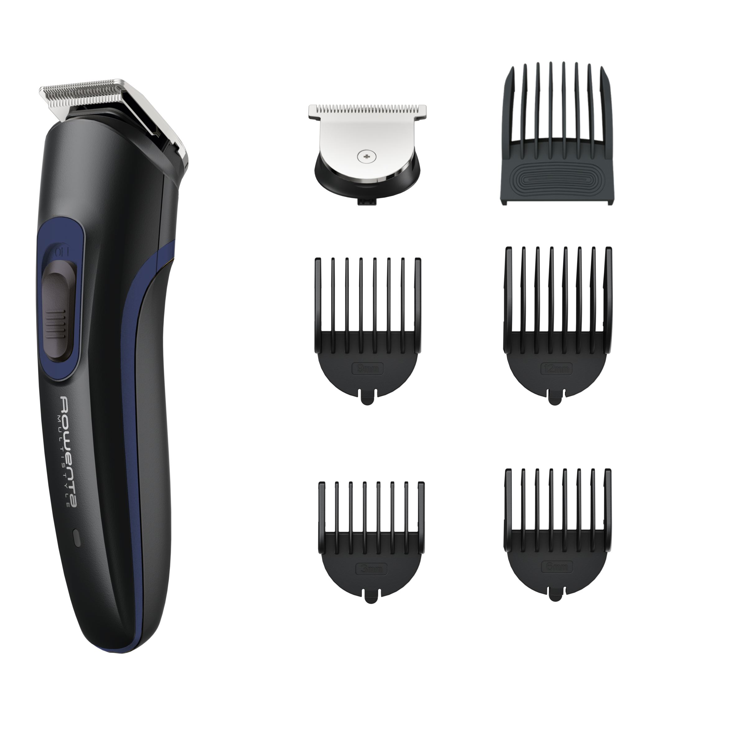 Multistyle 7-in-1, Cabello y Barba, Cuchillas de acero inoxidable, 7 accesorios