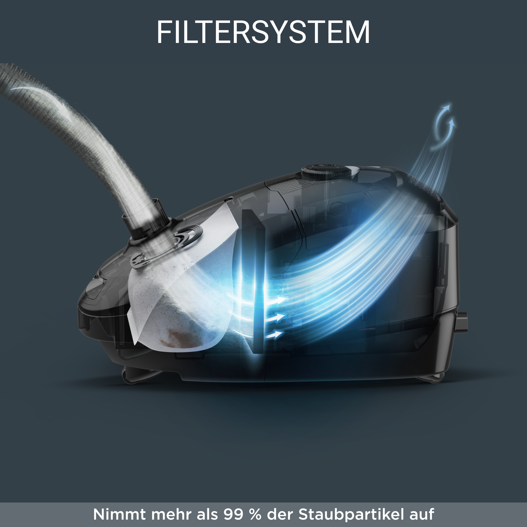Power XXL Parkett Staubsauger mit Beutel RO3126 | Bodenstaubsauger ...