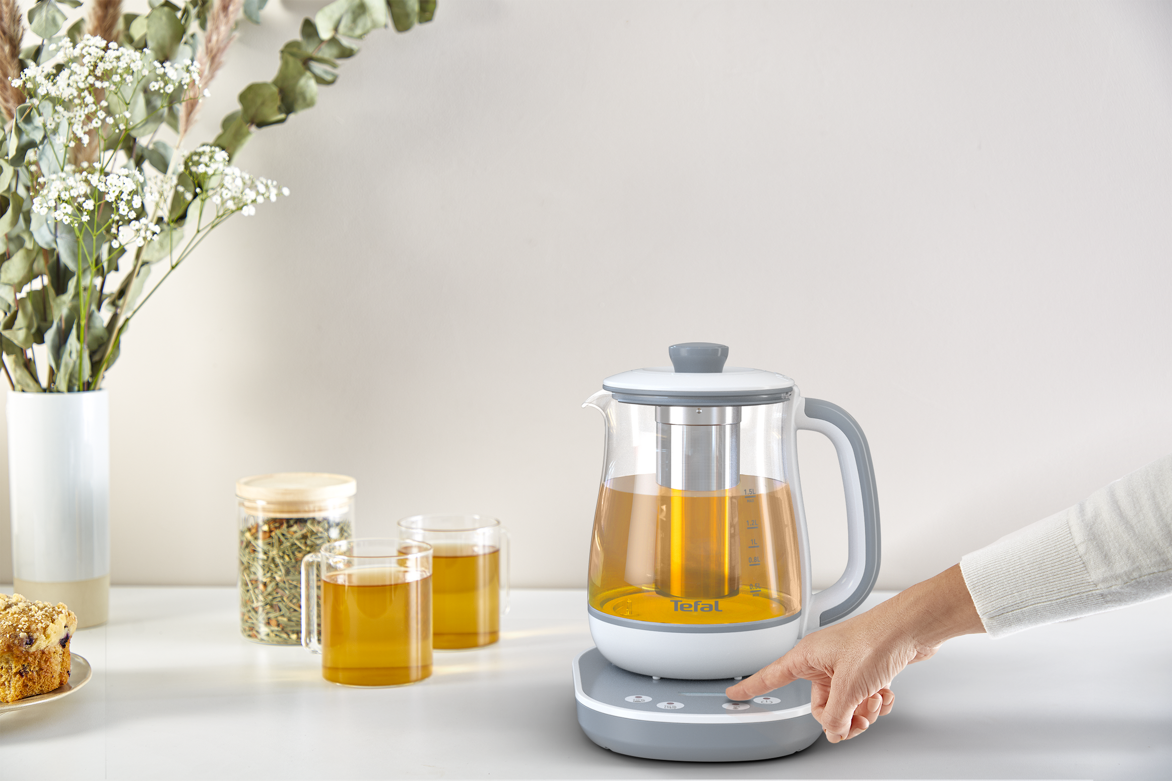 Bouilloire/théière électrique Bj750d10 Inox Tefal | La Redoute