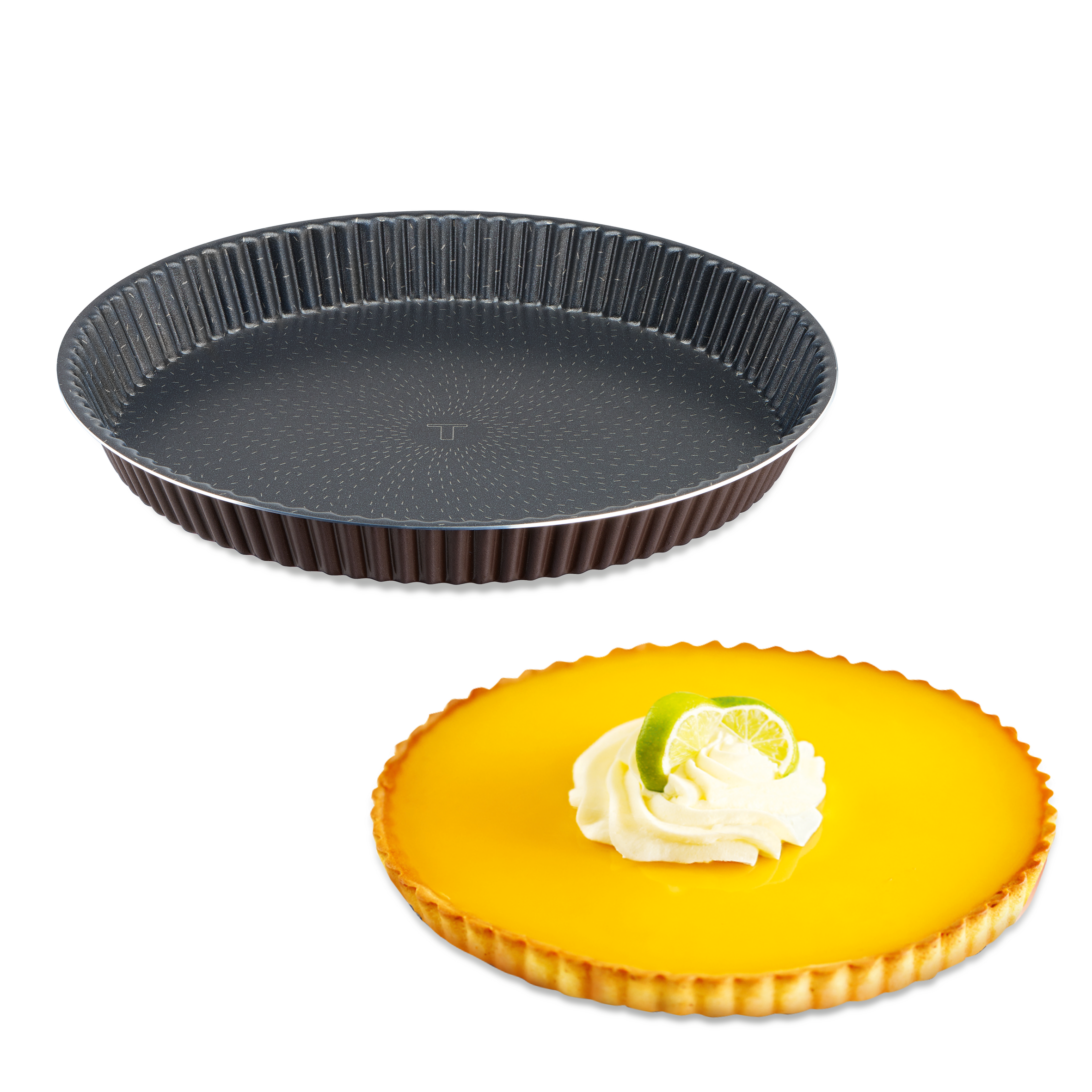 Lot 6 Moules à Tarte PATESSERIE FRANCAISE - Aluminium, Ronds, Fabrication Française, Neufs