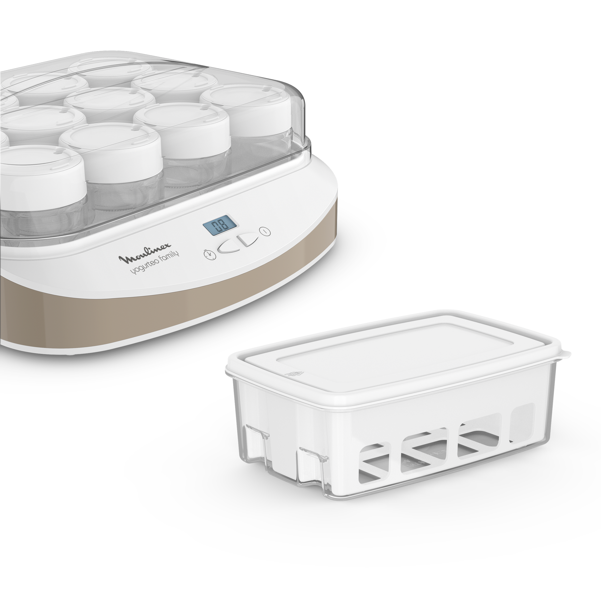 Moulinex YG231E32 Yaourtière Yogurteo 7 Pots de Yaourt Inclus Moulinex YG231E32 Yaourtière Yogurteo 7 Pots de Yaourt Inclus