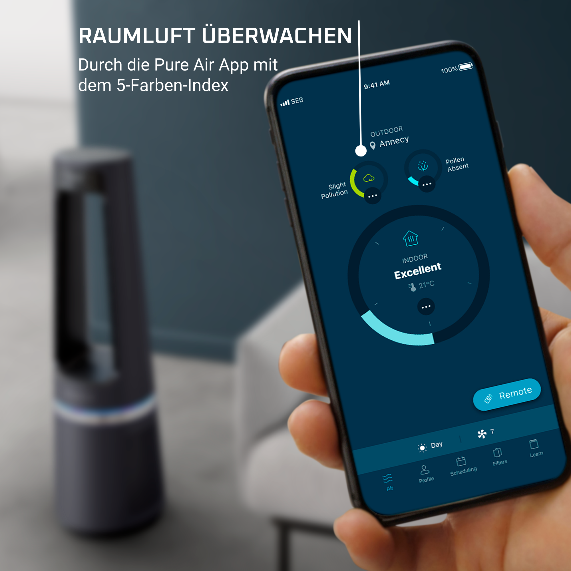 Eclipse 3-in-1 QU5060 Luchtreiniger Ventilator Verwarming - 2 filtratieniveaus - Efficiëntie: tot 99,95% | Luchtreinigers Eclipse 3-in-1 QU5060 Luchtreiniger Ventilator Verwarming - 2 filtratieniveaus - Efficiëntie: tot 99,95% | Luchtreinigers