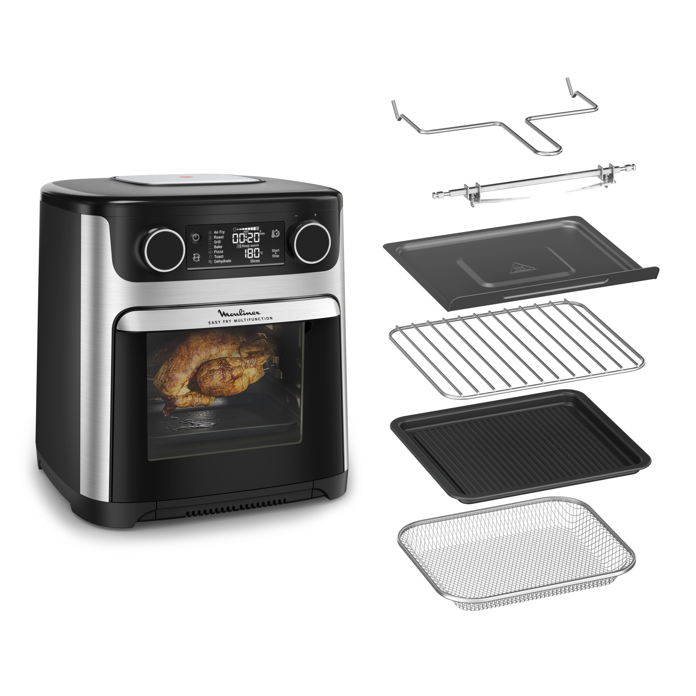 Easy Fry Multifunction AL556DF0 Air fryer 9-in-1 - 9 programmes - 15 L